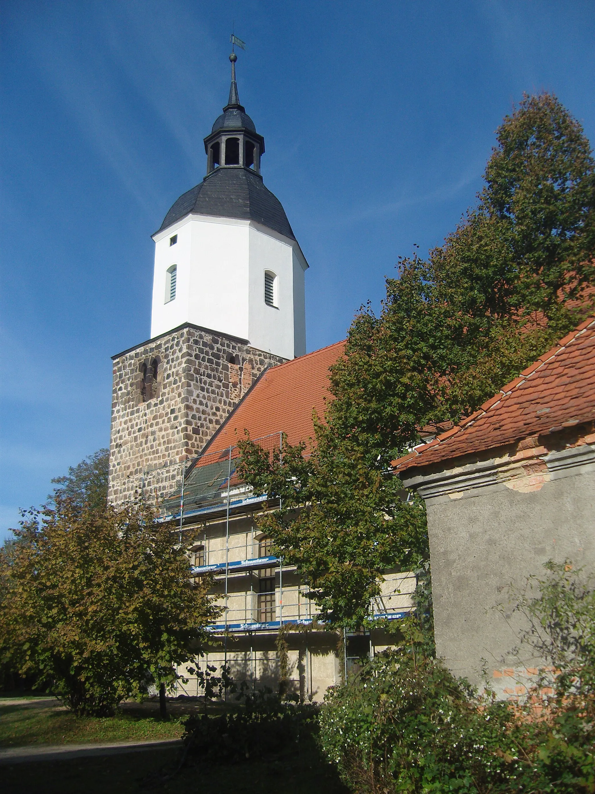 Photo showing: Kirche in Ogrosen, Ortsteil von Vetschau/Spreewald, Baudenkmal