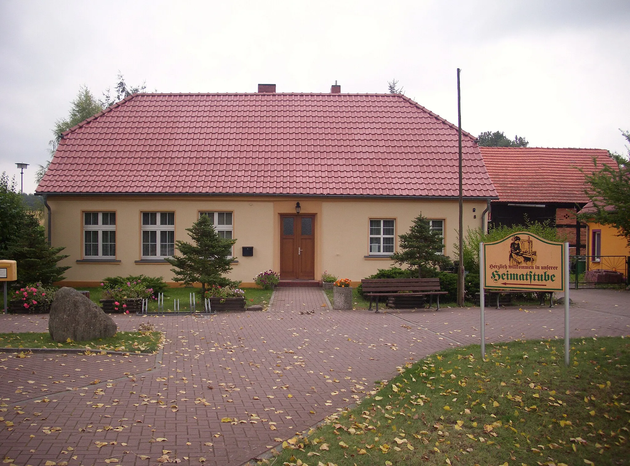 Photo showing: Heimatstube in Schernsdorf, Siehdichum, Brandenburg