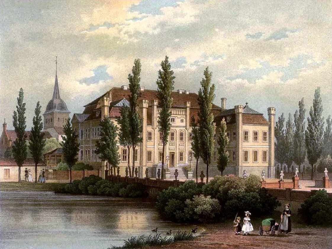 Photo showing: Schloss Wartin, Kreis Randow, Provinz Pommern