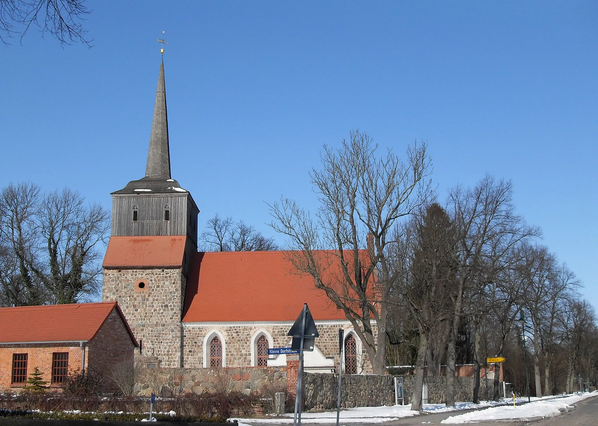 Photo showing: Dorfkirche Wartin (Ortsteil der Gemeinde Casekow, Brandenburg)