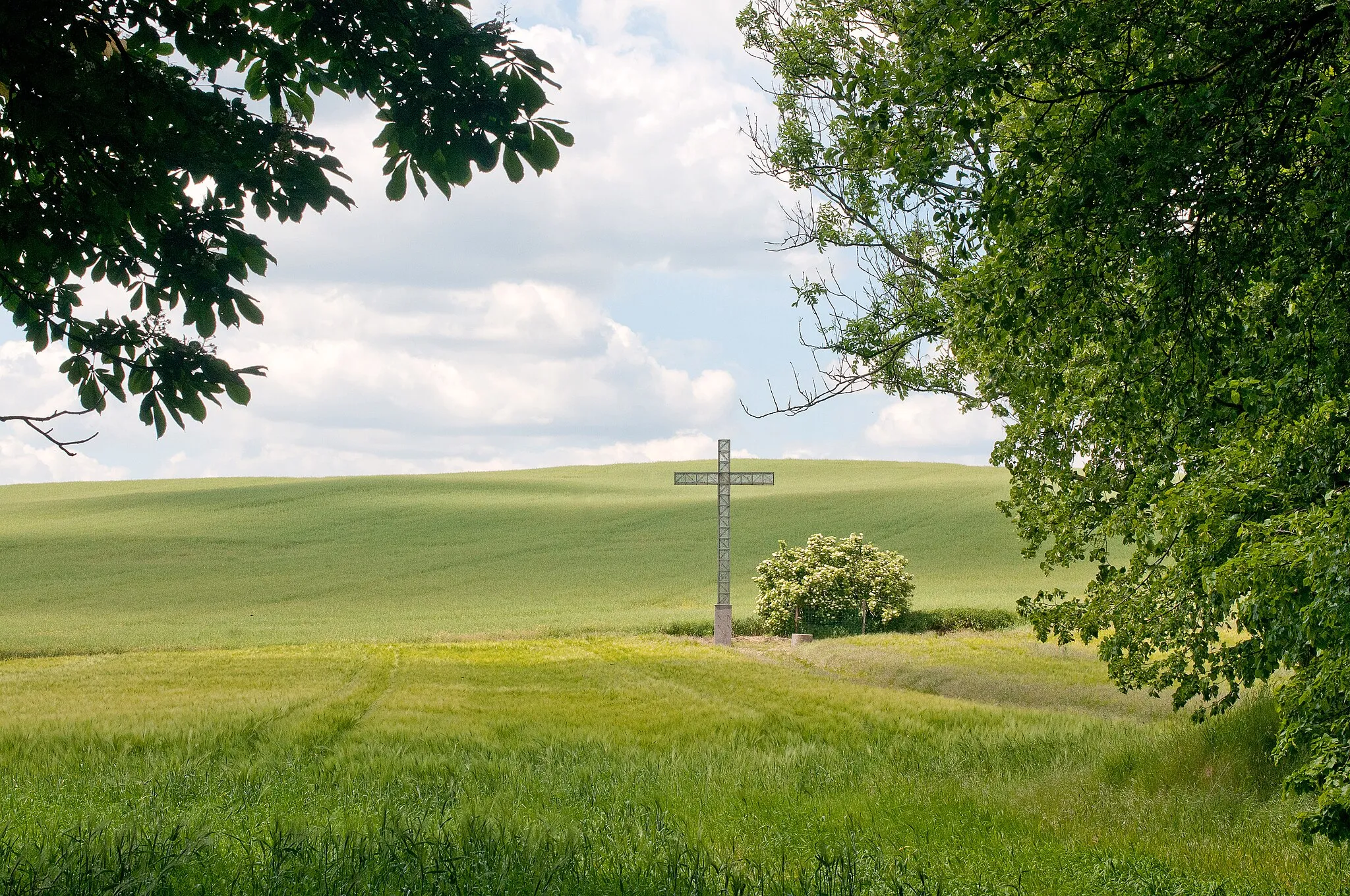 Photo showing: village Günterberg in Germany