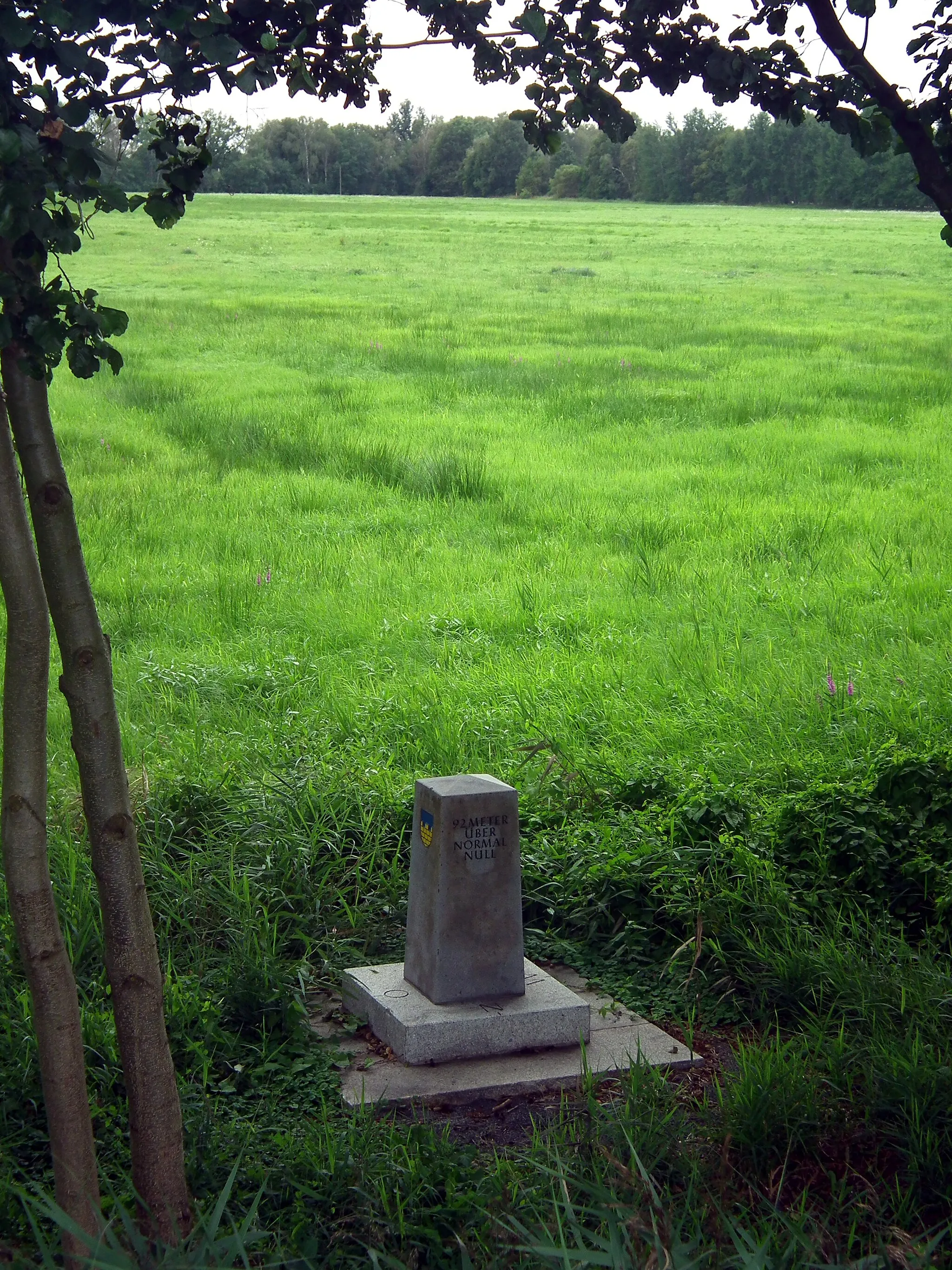 Photo showing: Tiefsten Punkt der Oberlausitz bei Tettau