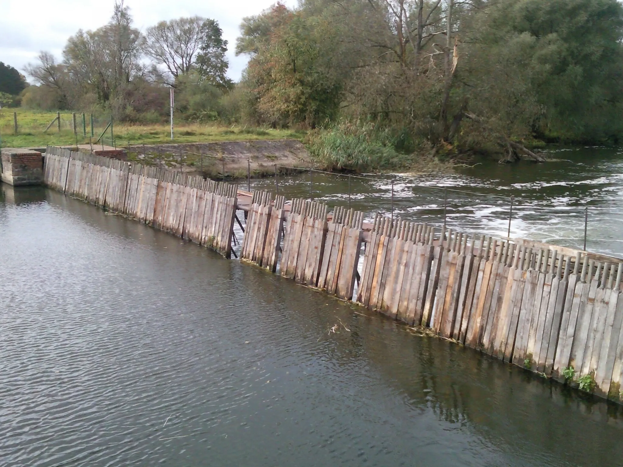 Photo showing: Needle dam, Neubruck (Spree) in Germany (Brandenburg)