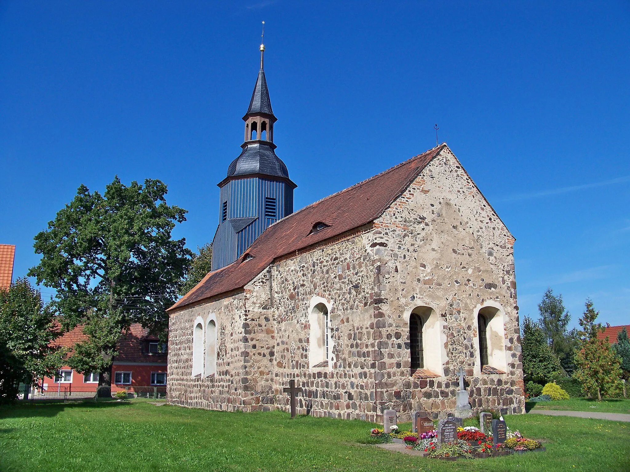 Photo showing: Kirche in Malitschkendorf bei Herzberg (Elster)