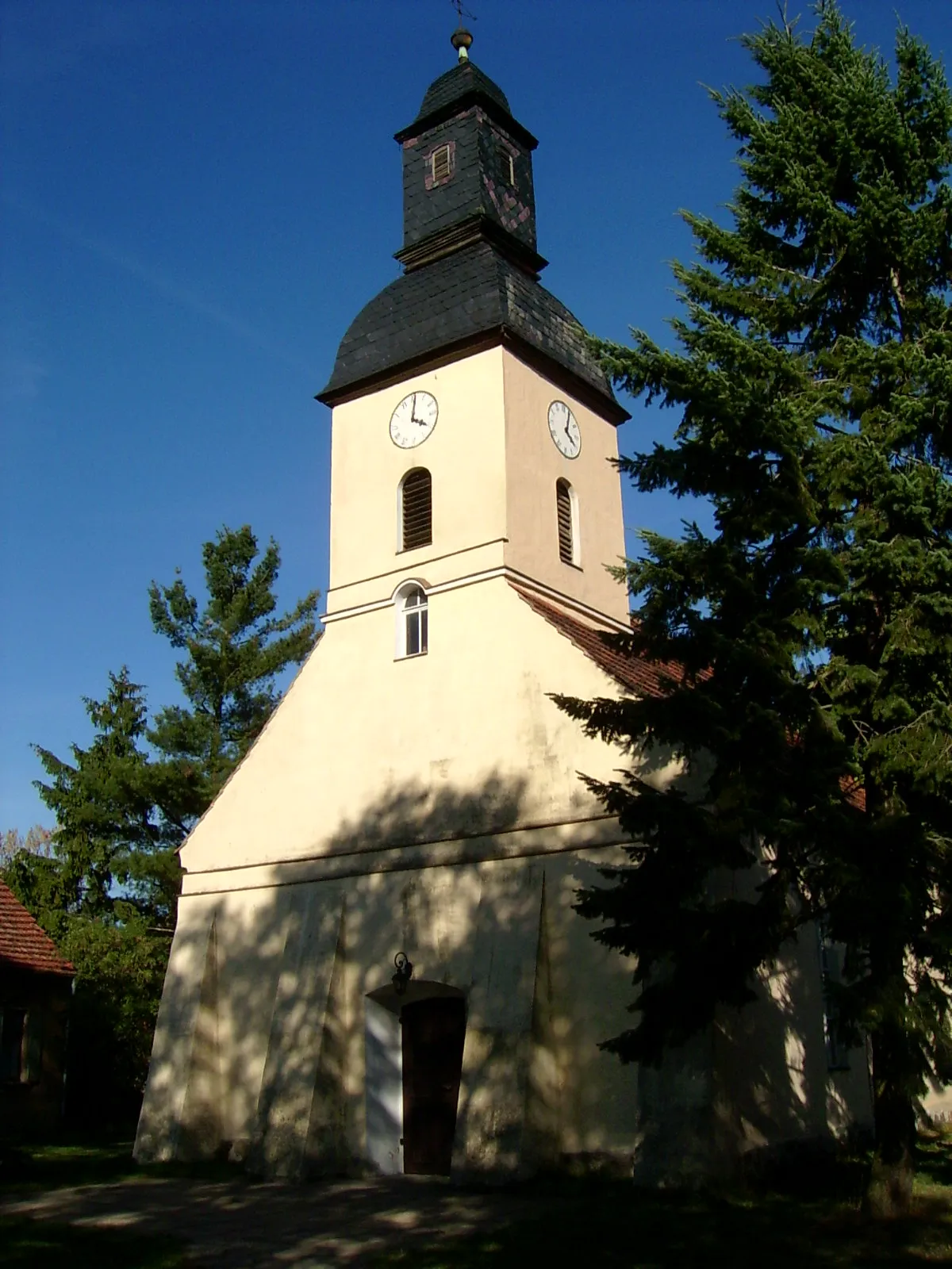 Photo showing: Dorfkirche Nitzahn, Ansicht von Westen