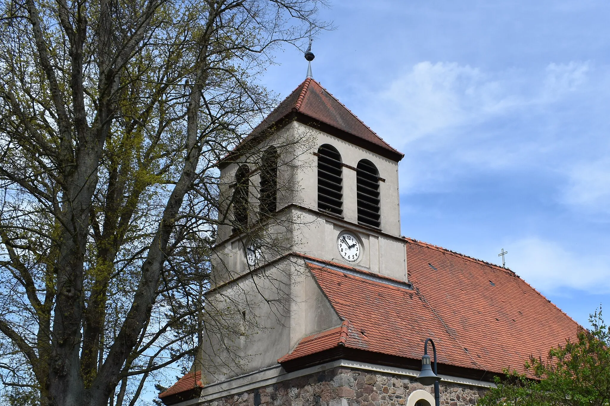 Photo showing: Turm der Dorfkirche Steffenshagen (Pritzwalk)