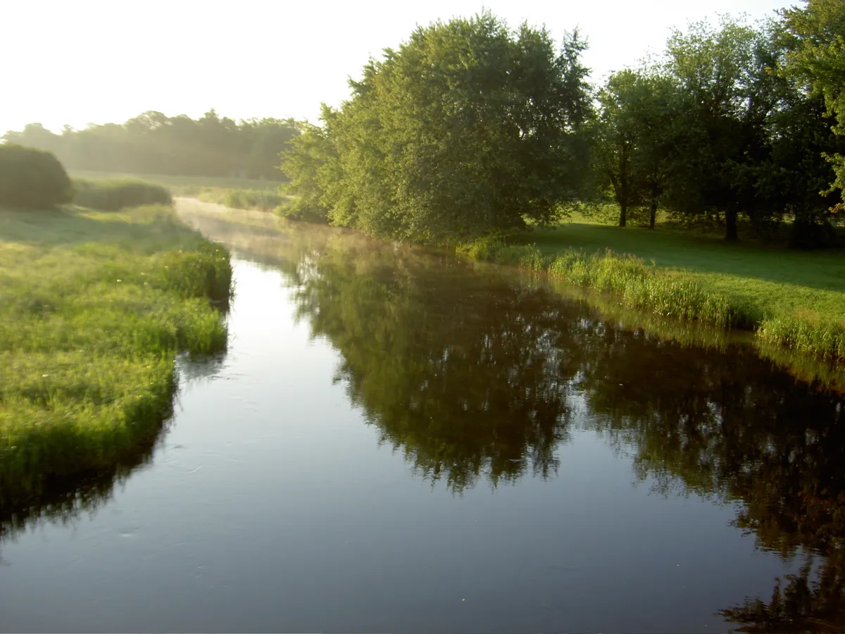 Photo showing: Schwarze Elster in Jessen, Sachsen-Anhalt