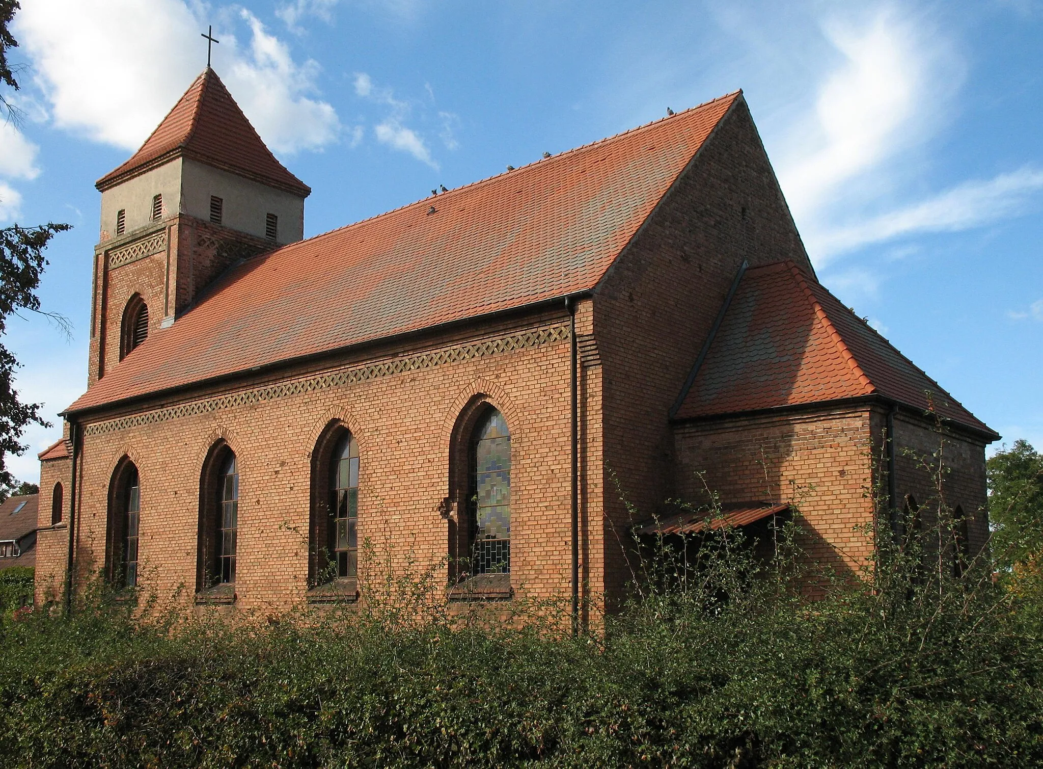 Photo showing: Church in Bliesdorf in Brandenburg, Germany