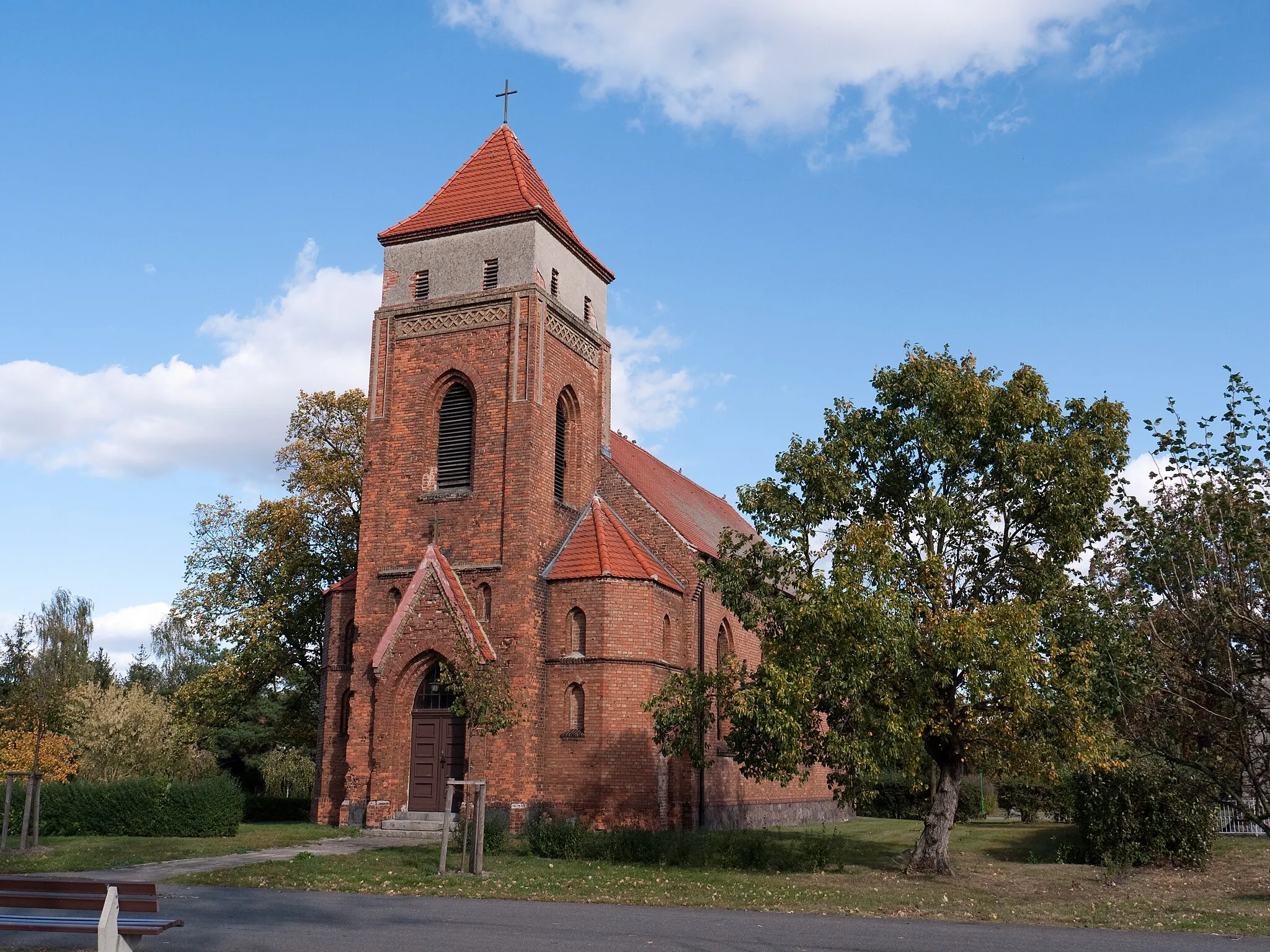 Photo showing: Church in Bliesdorf in Brandenburg, Germany