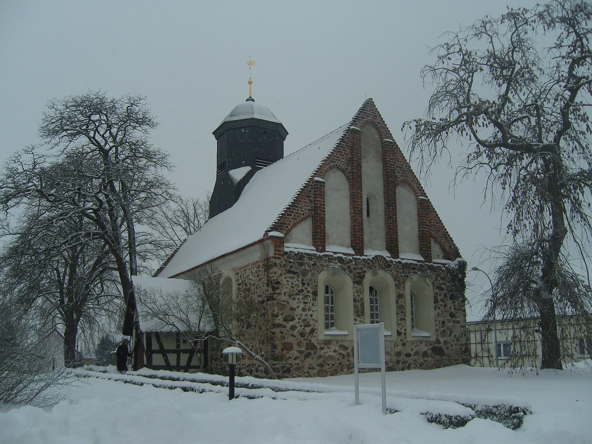 Photo showing: Denkmalgeschützte Kirche in Friedersdorf, Ortsteil von Sonnewalde