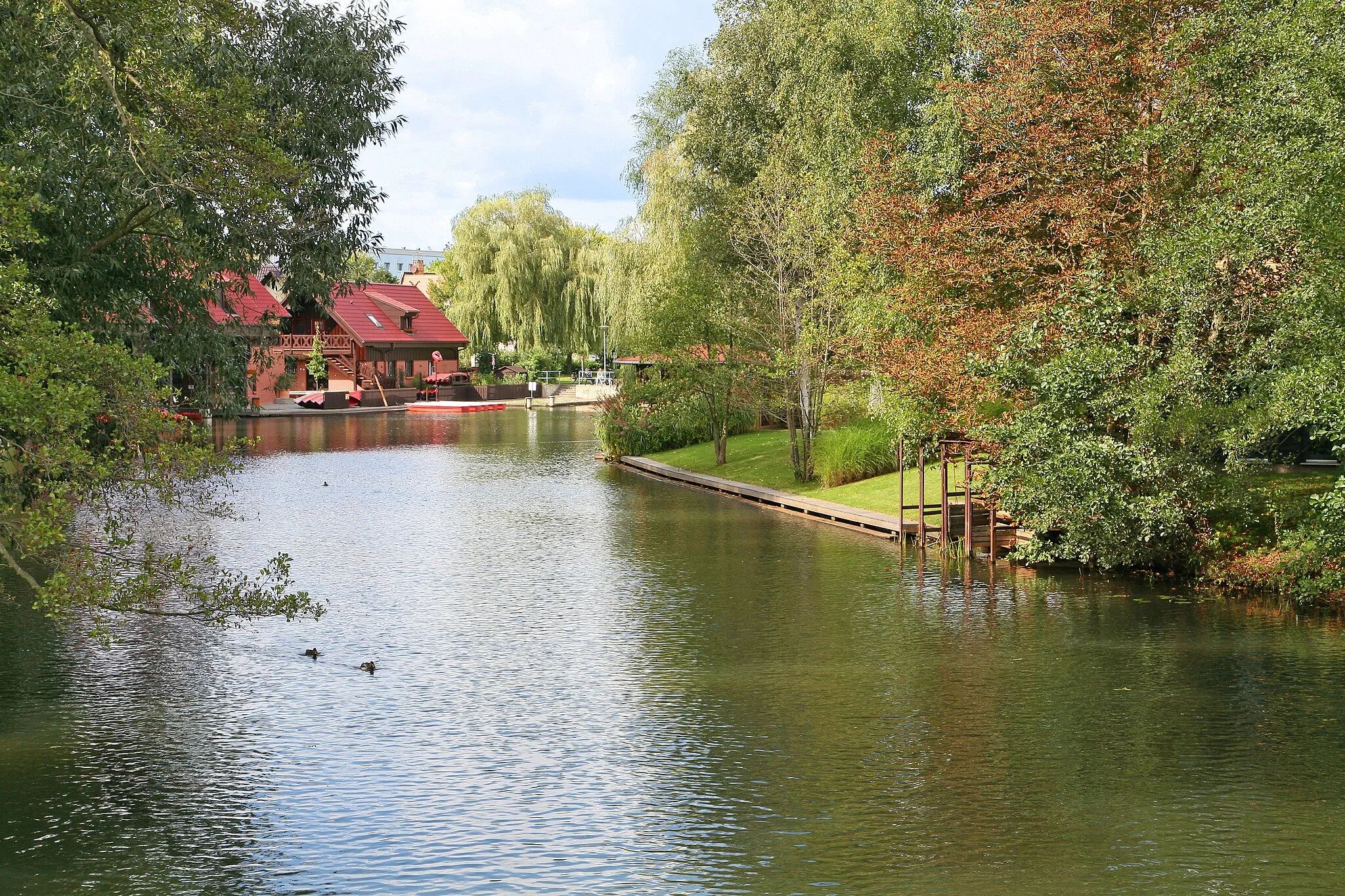 Photo showing: Lübben (Brandenburg Germany - Spreewald), Harbor and boat trip.