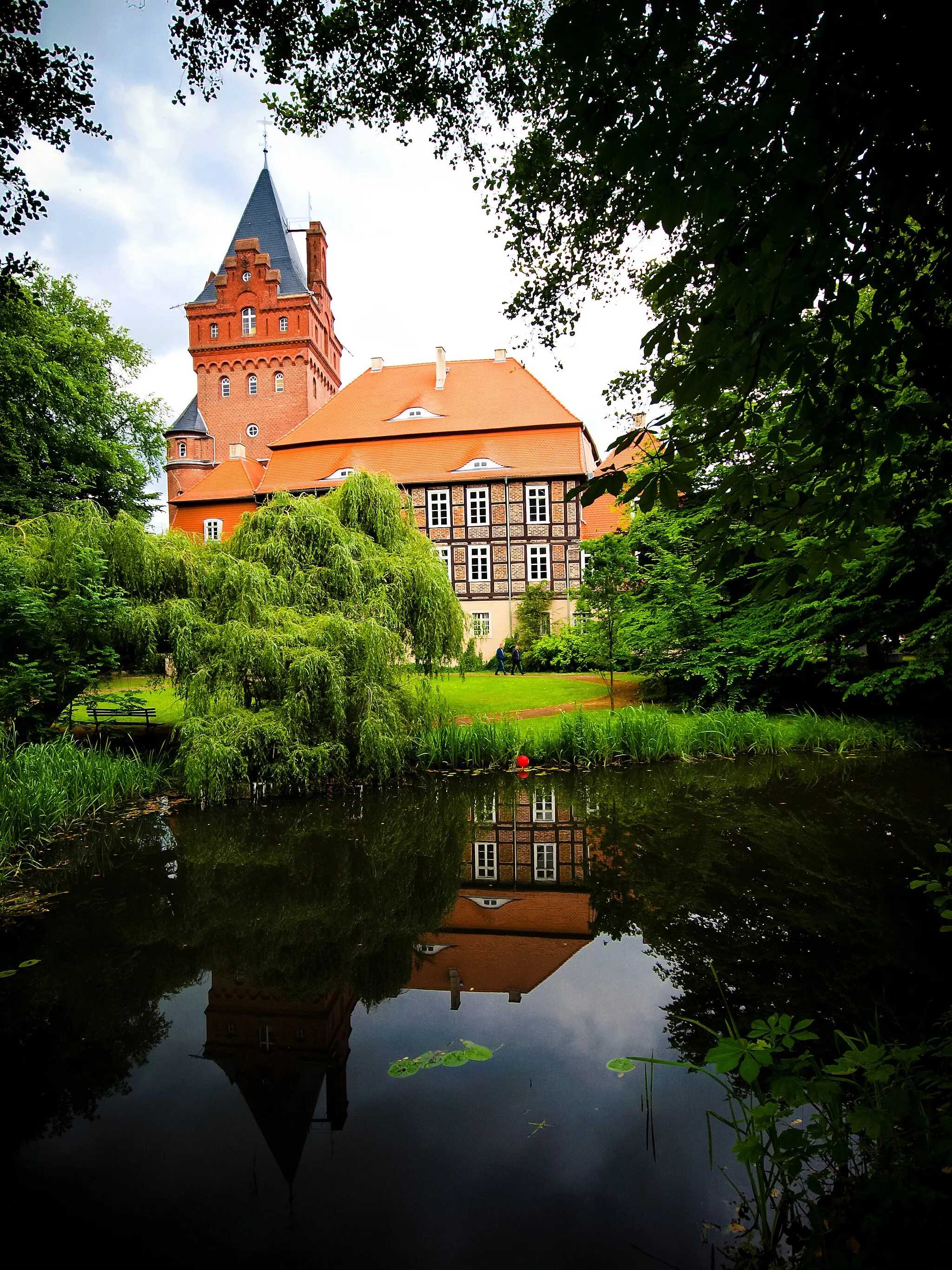 Photo showing: Die Plattenburg, von der alten Mühle aus gesehen.