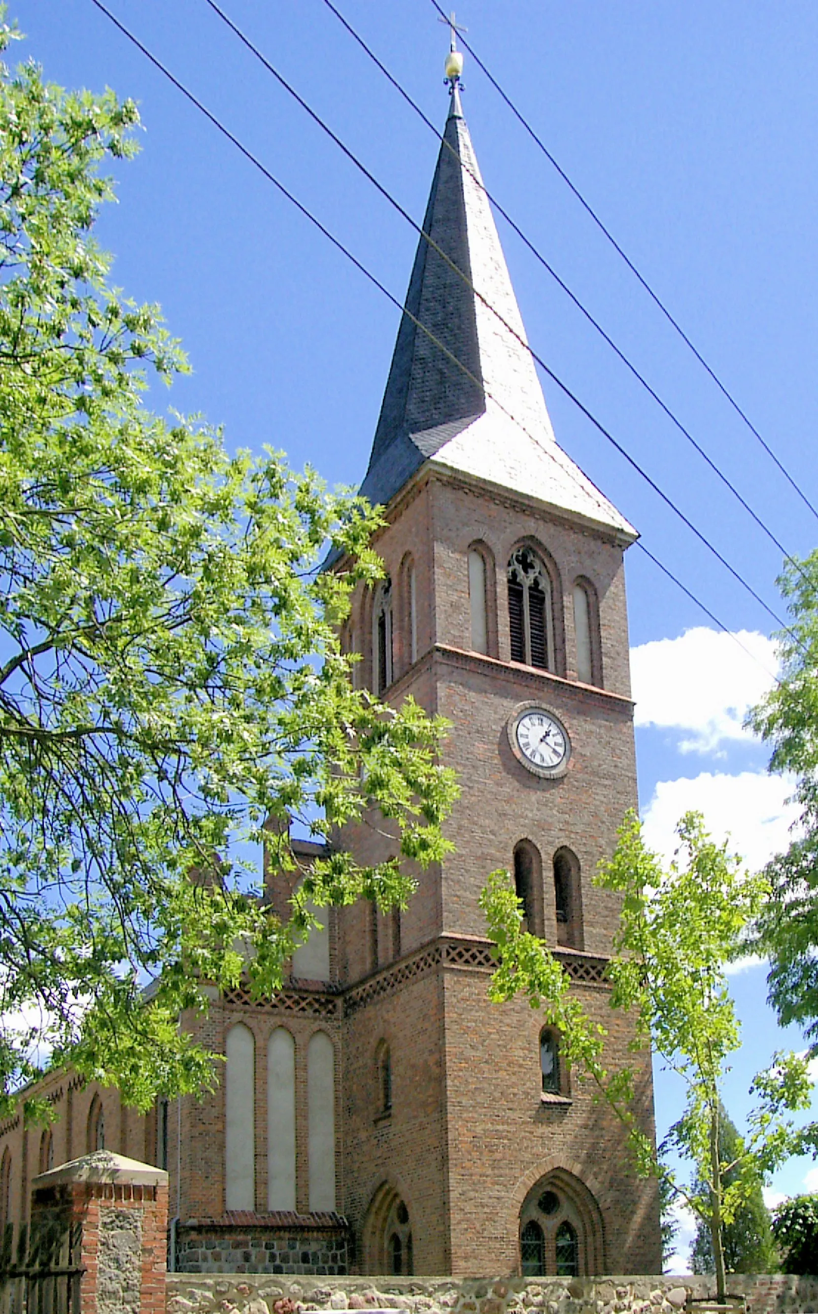 Photo showing: Einschiffige Backsteinkirche in Berkholz