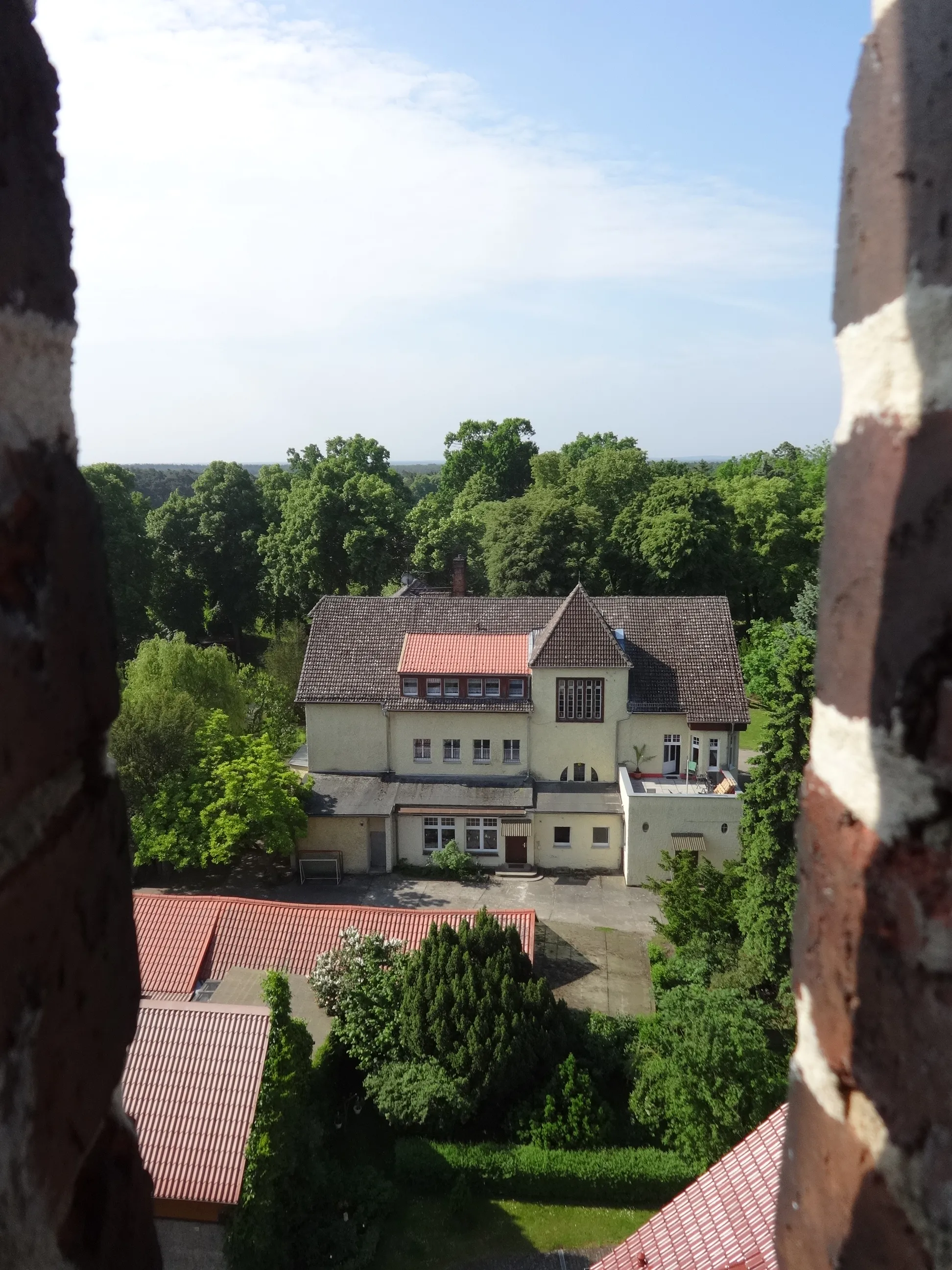 Photo showing: Aussichtsturm im ehemaligen Wasserturm in Kehrigk, Storkow (Mark), Brandenburg