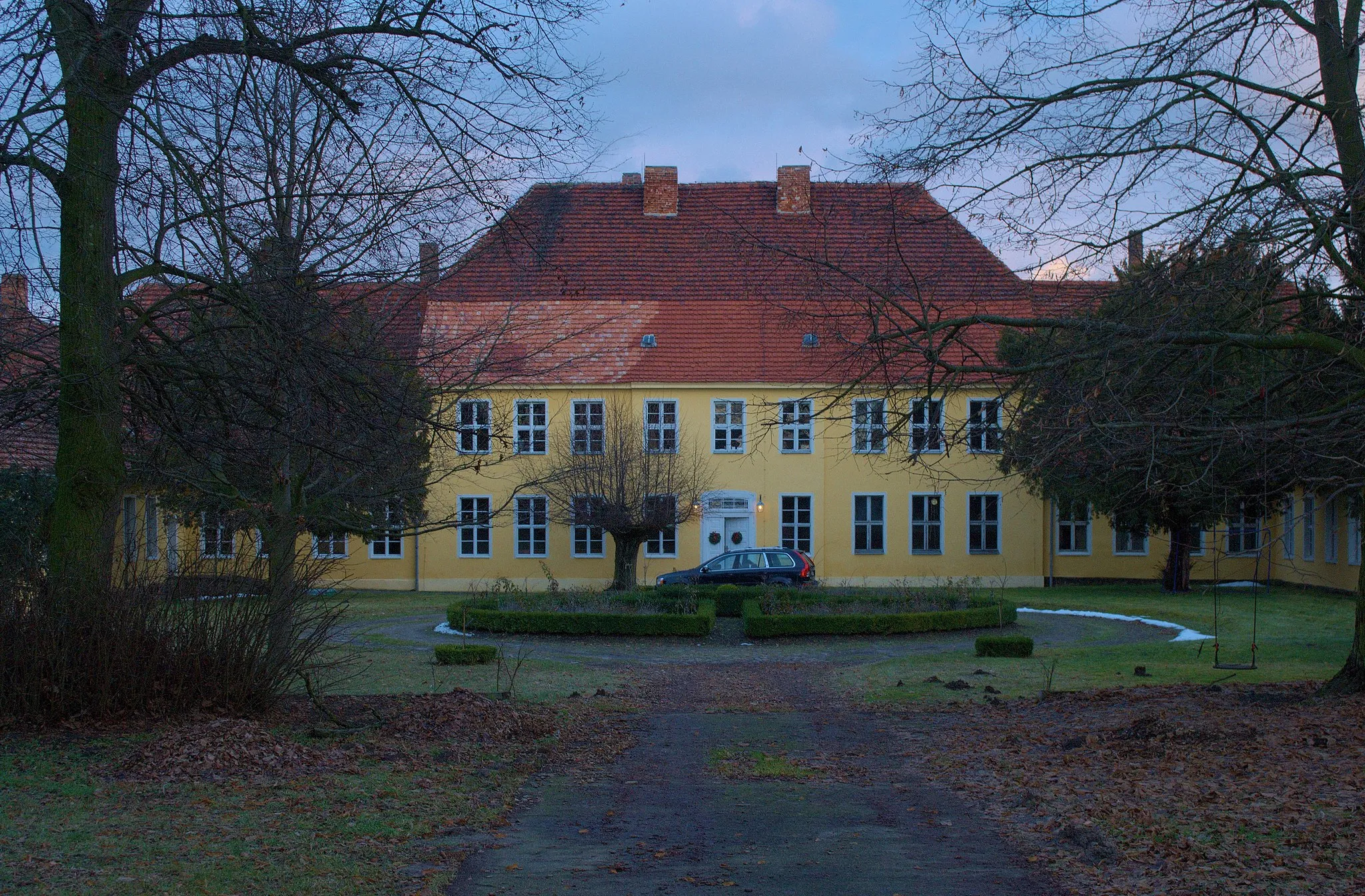 Photo showing: Die Gutsanlage in Blumberg. Schönower Chaussee