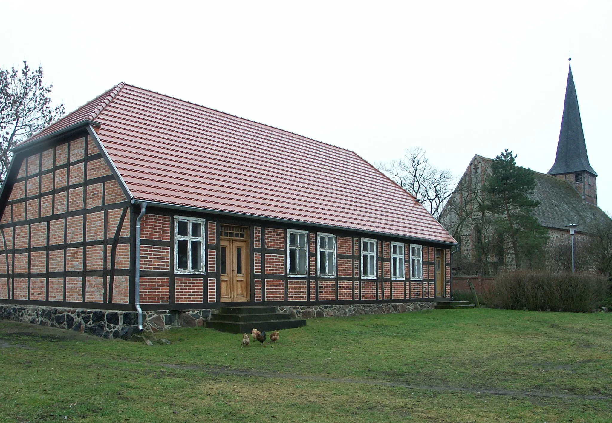 Photo showing: Farmhouse in Nebelin (Germany)