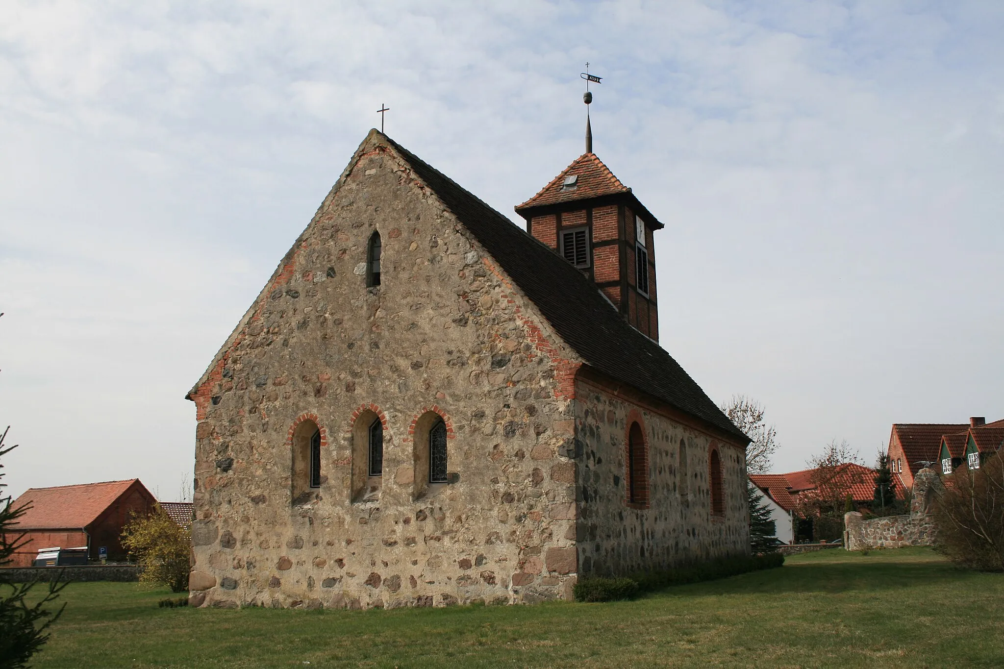 Photo showing: Dorfkirche von Nordosten