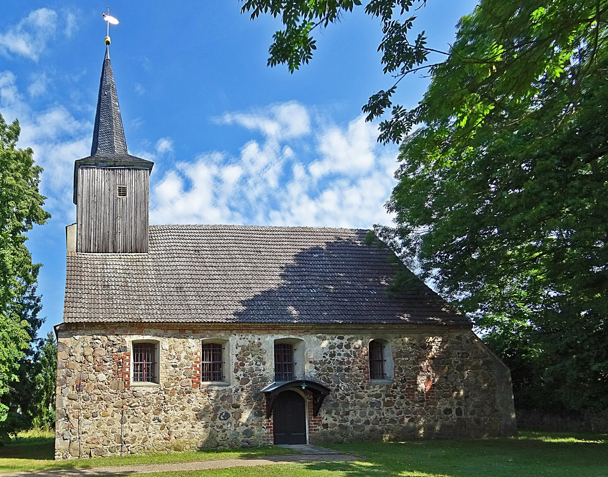 Photo showing: Dorfkirche Herzsprung (Uckermark) von Süden