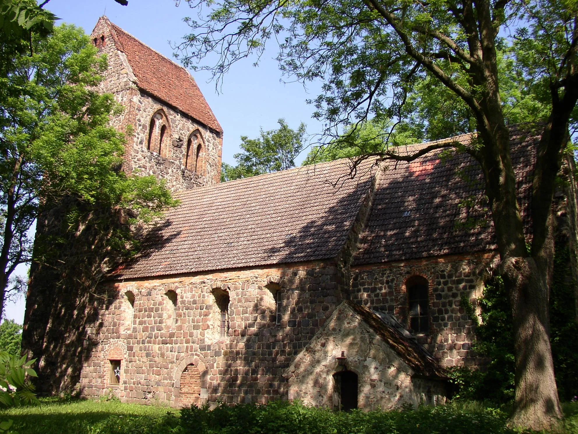 Photo showing: Church in Ringenwalde in Brandenburg, Germany