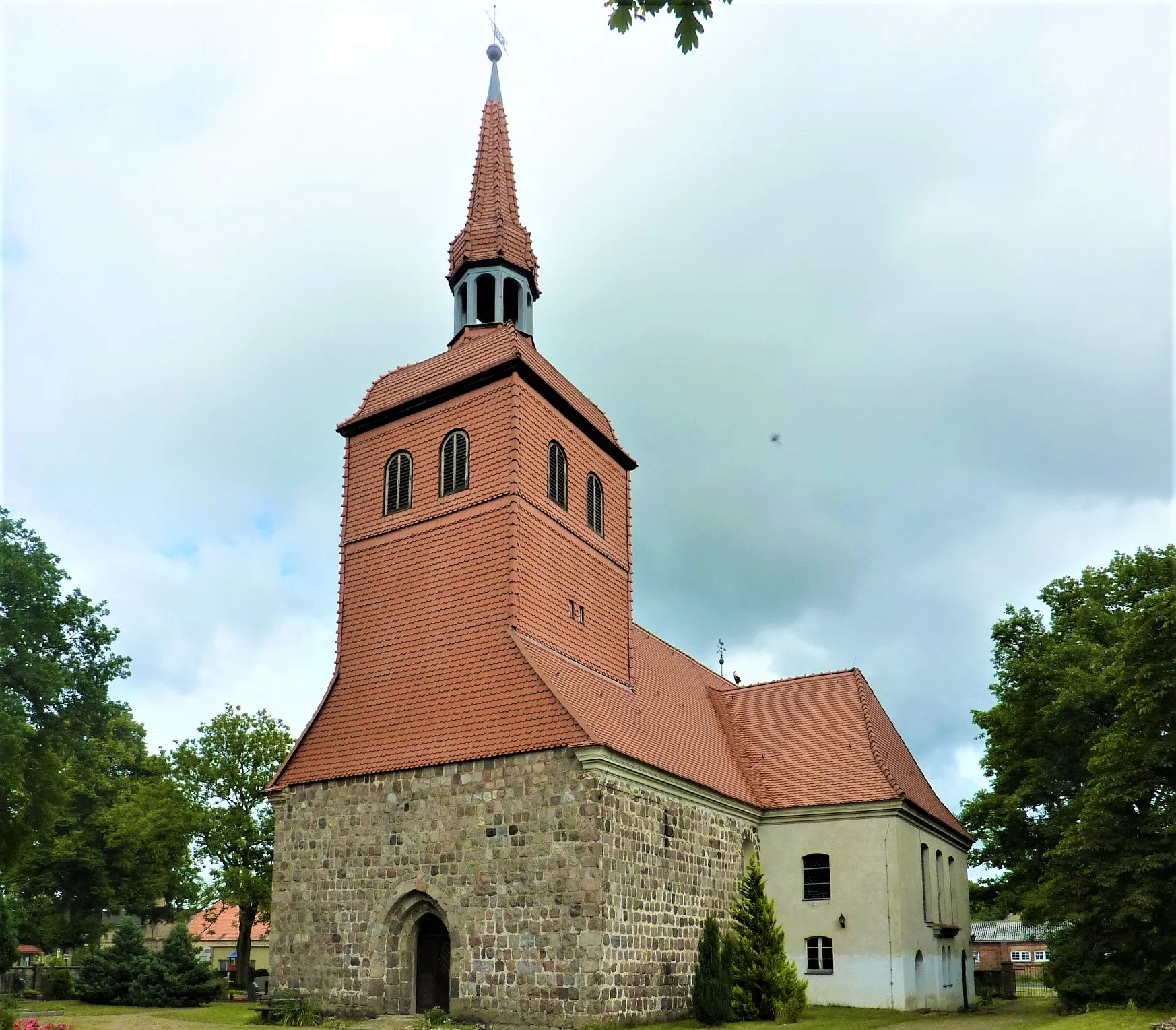 Photo showing: Dorfkirche (Blumenow)