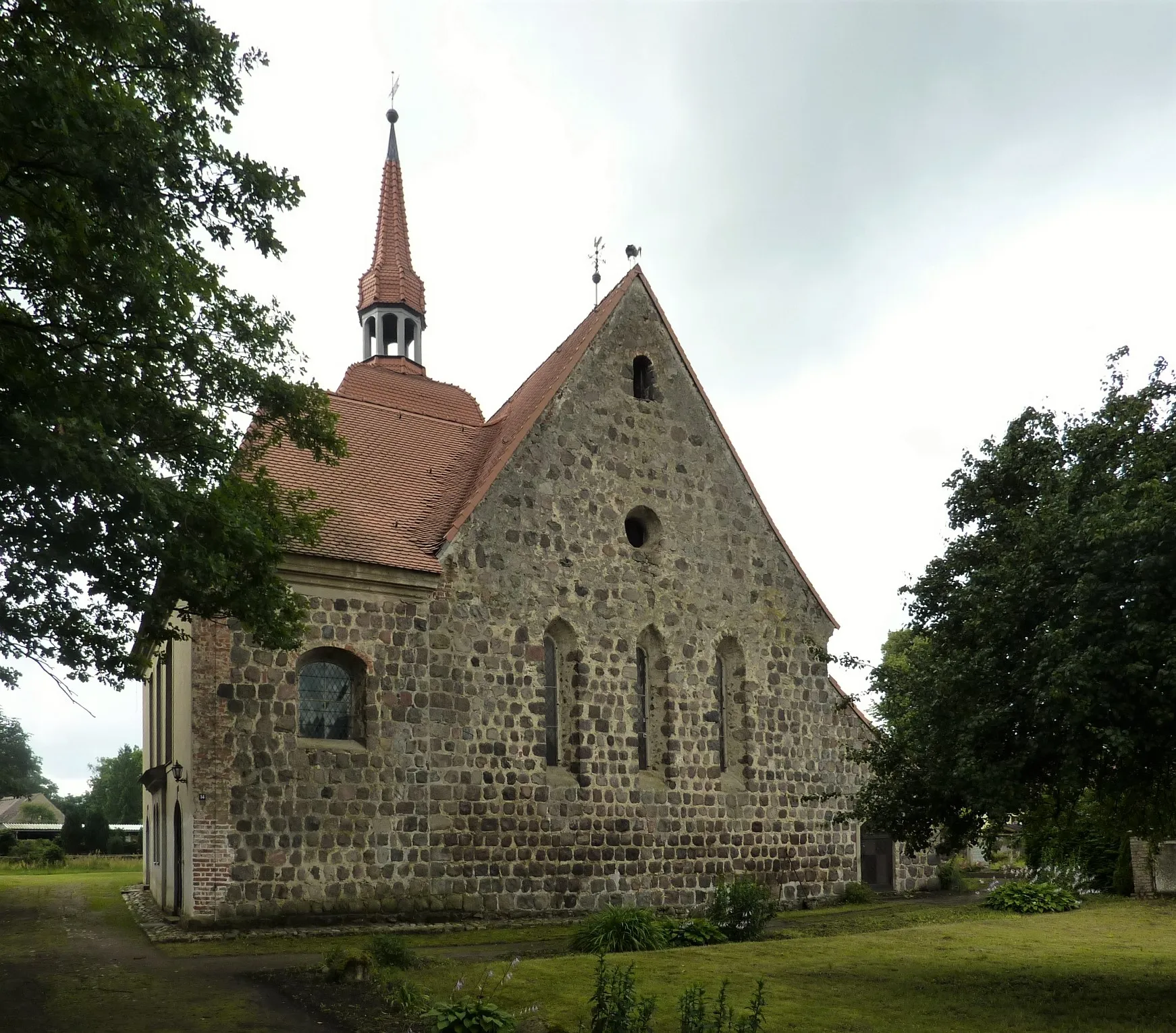 Photo showing: Dorfkirche (Blumenow)