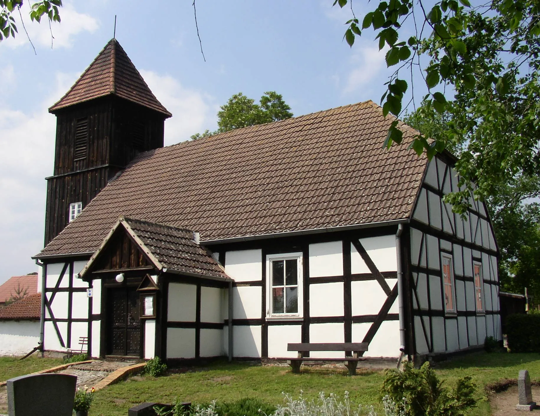 Photo showing: Church in Letschin-Sietzing in Brandenburg, Germany