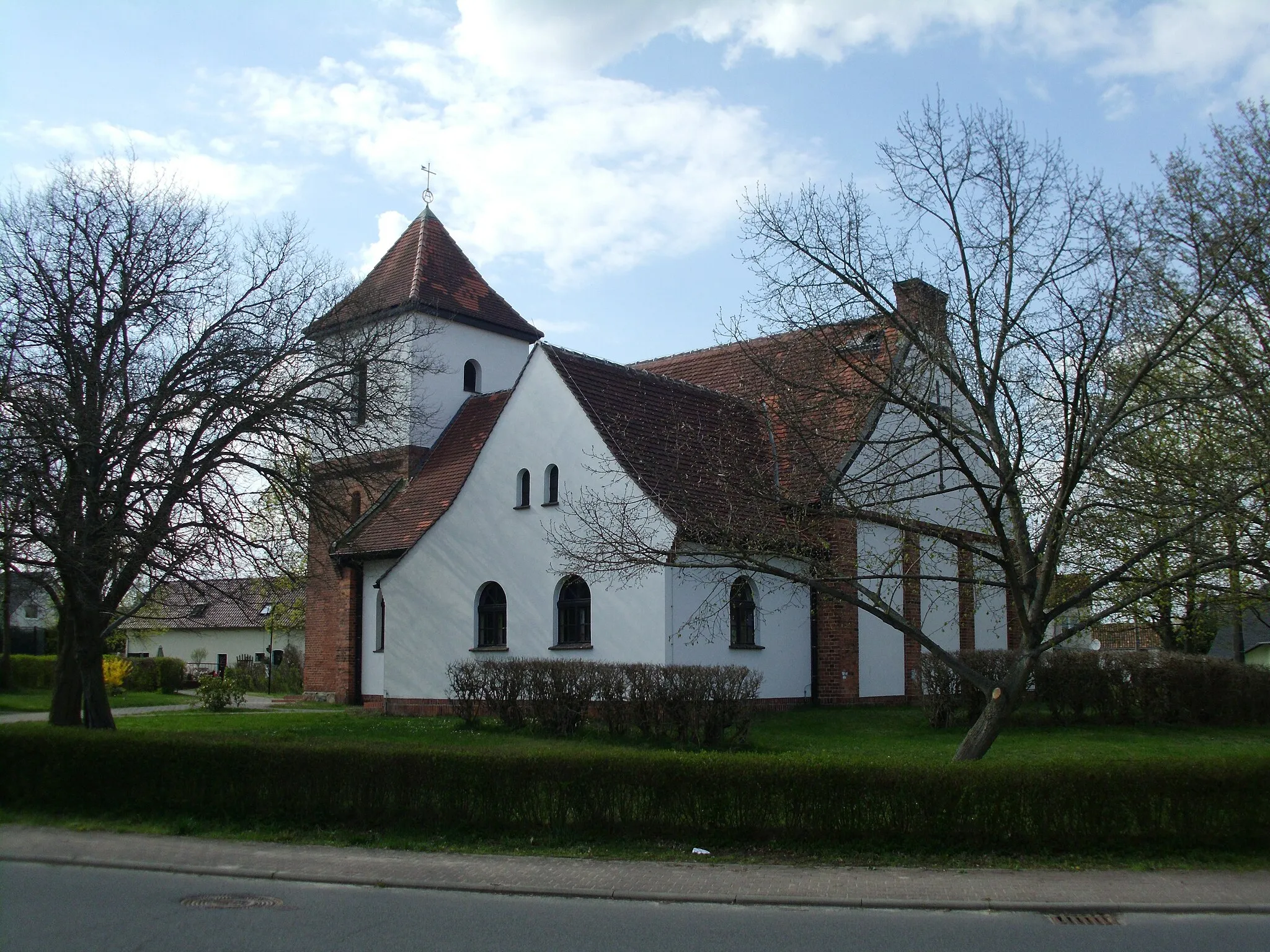 Photo showing: church Wiesenau, Amt Brieskow-Finkenheerd, Brandenburg, Germany