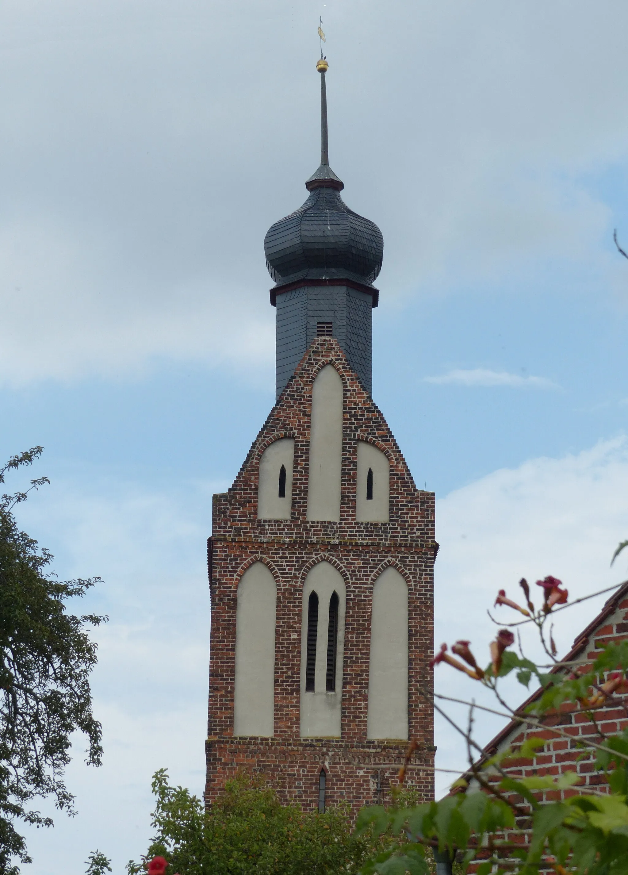 Photo showing: Dorfkirche Werenzhain, Turm von Süden