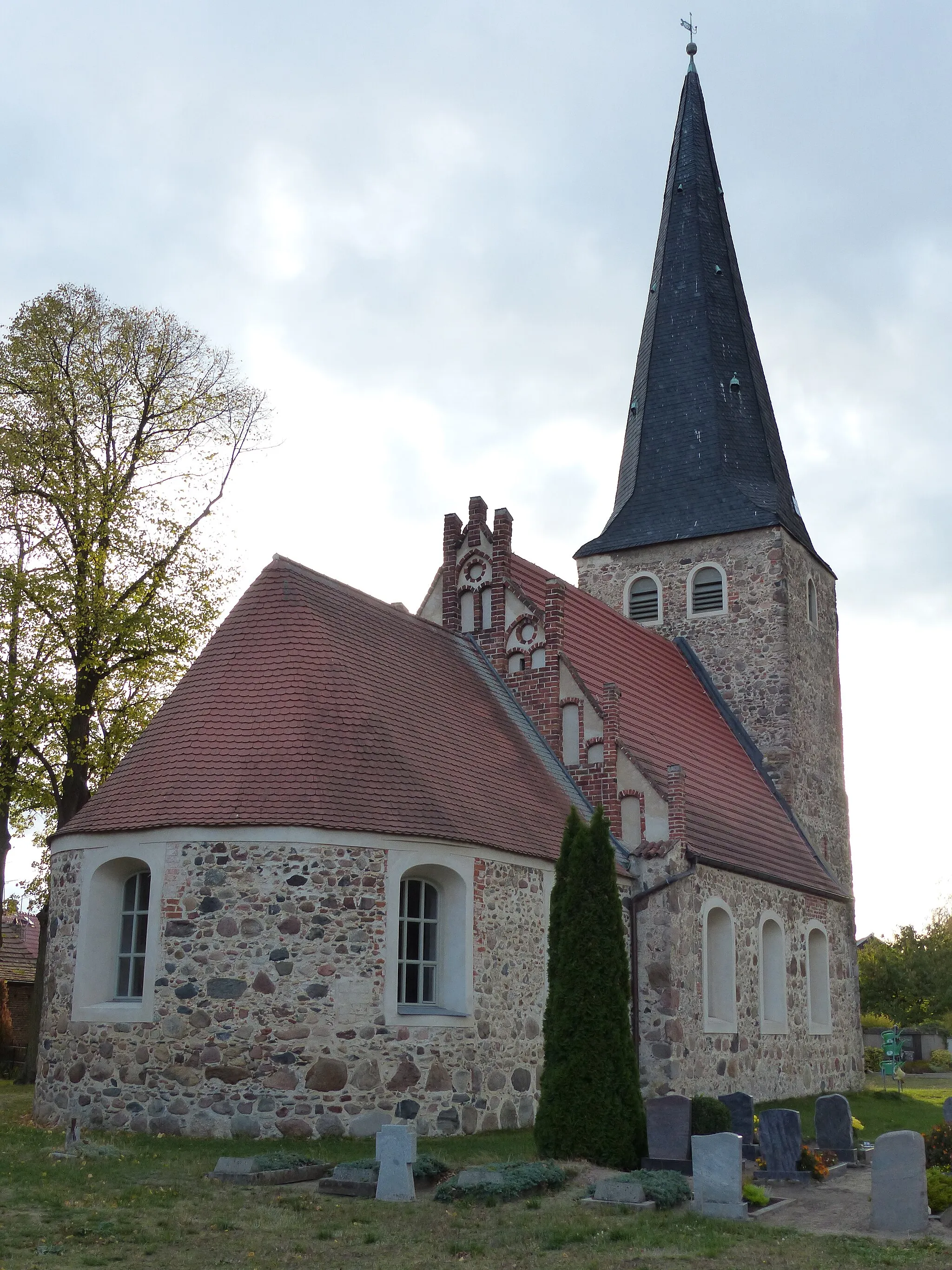 Photo showing: Dorfkirche in Rottstock (Brück)