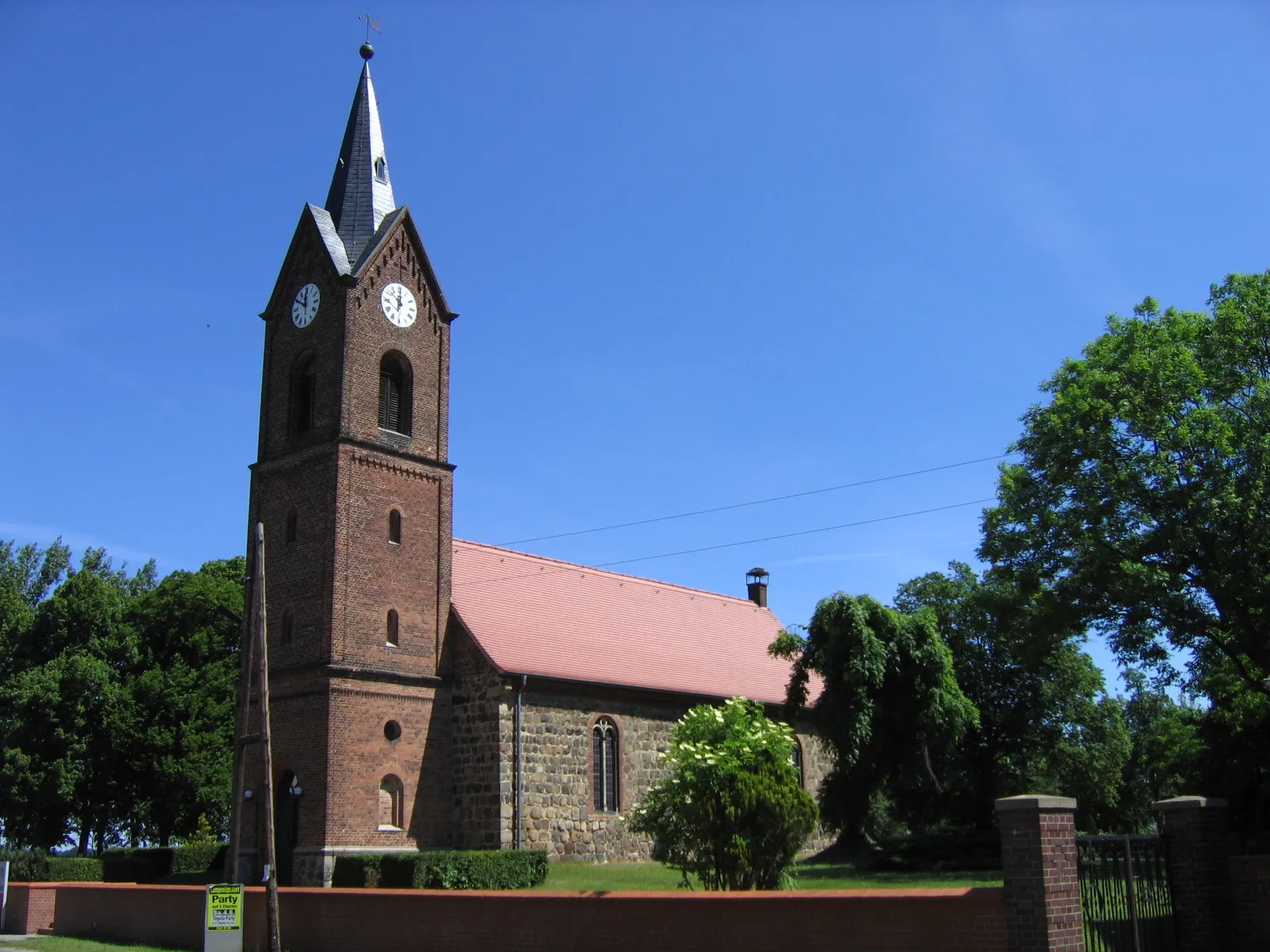 Photo showing: Dorfkirche Oehna (Niedergörsdorf), Brandenburg