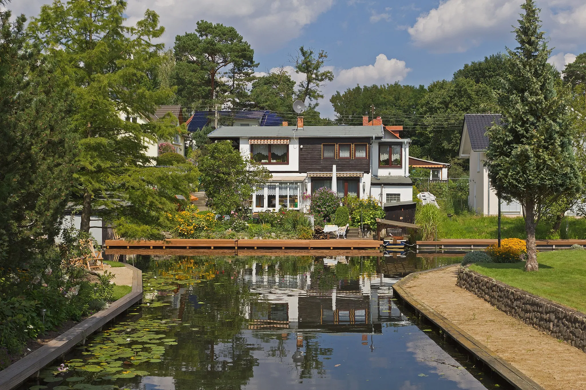 Photo showing: Settlement «New Venice» in Berlin-Rahnsdorf, Germany