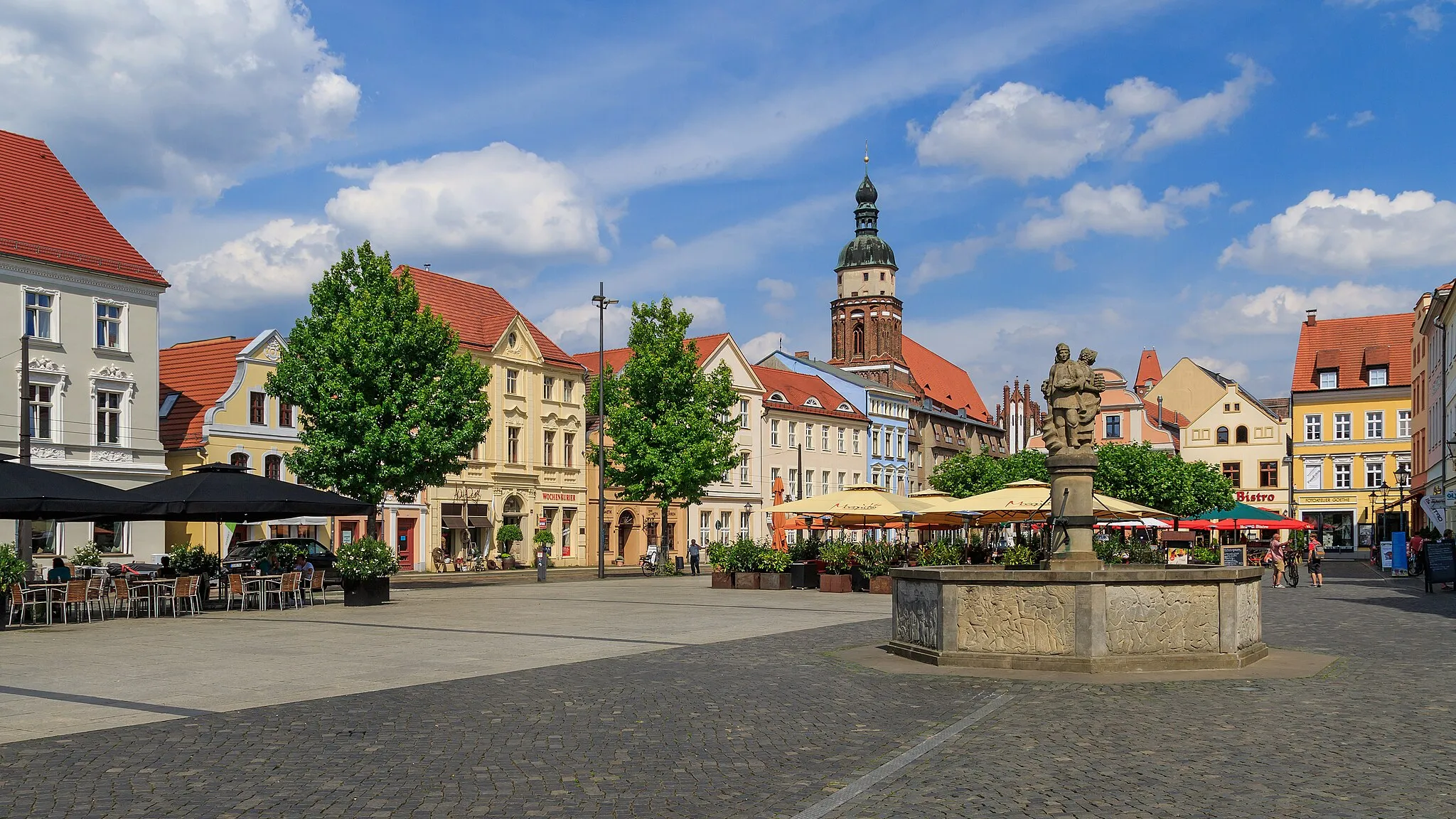 Photo showing: Market Square in Cottbus (Germany)