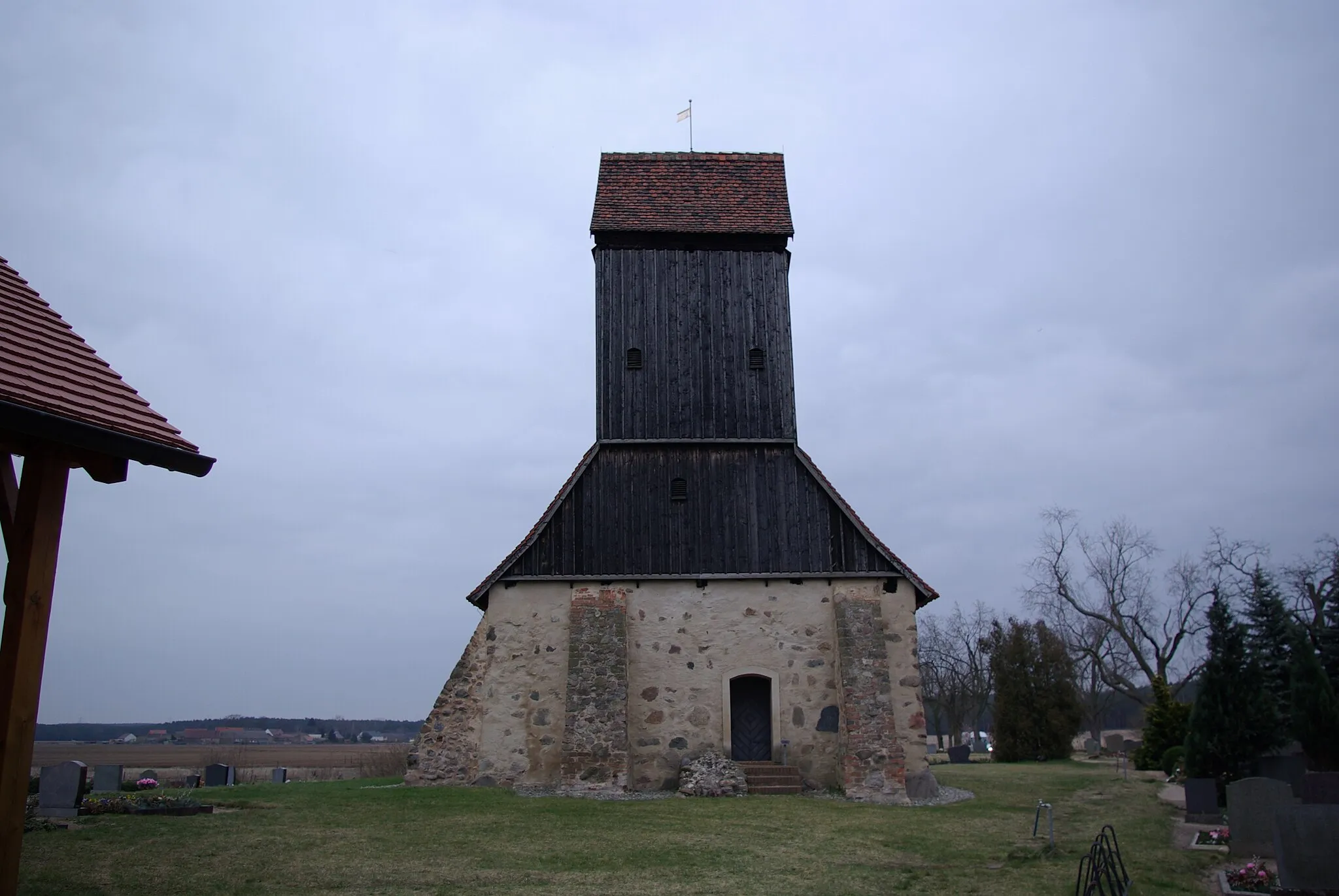 Photo showing: Beelitz, Ortsteil Kanin in Brandenburg. Die Kirche ist denkmalgeschützt.