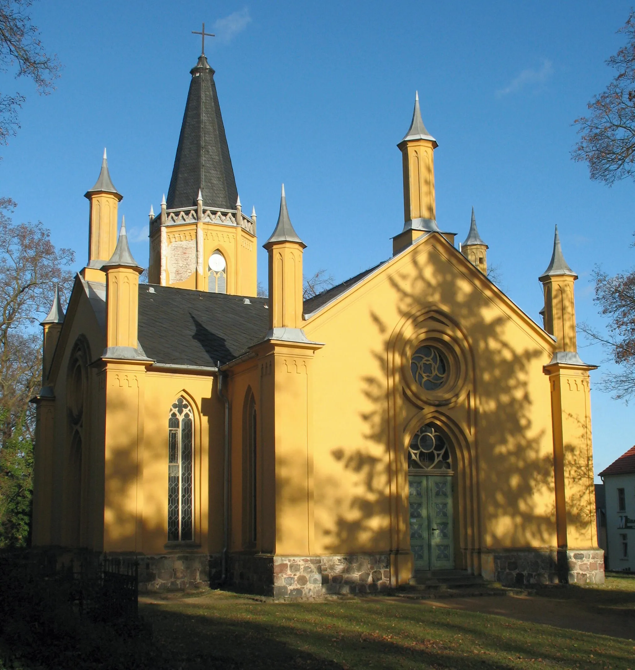 Photo showing: Church in Großbeeren in Brandenburg, Germany