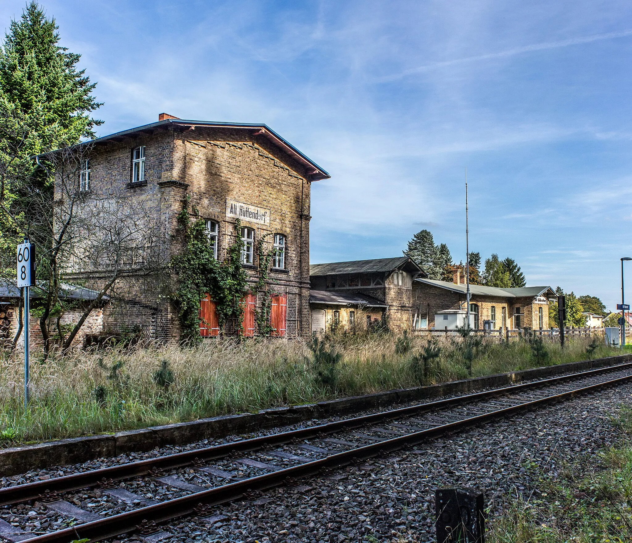 Photo showing: Bahnhof Althüttendorf