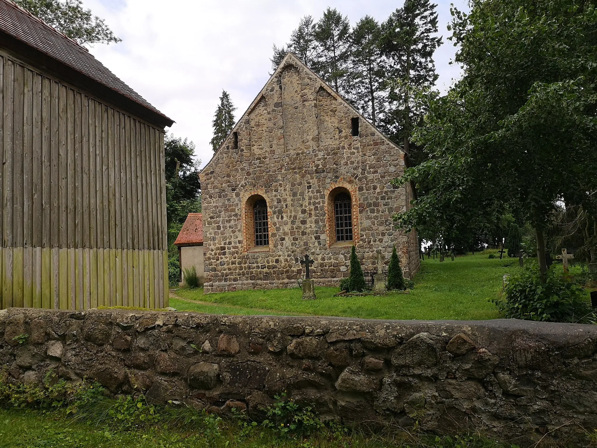 Photo showing: Dorfkirche in Thomsdorf (Boitzenburger Land)