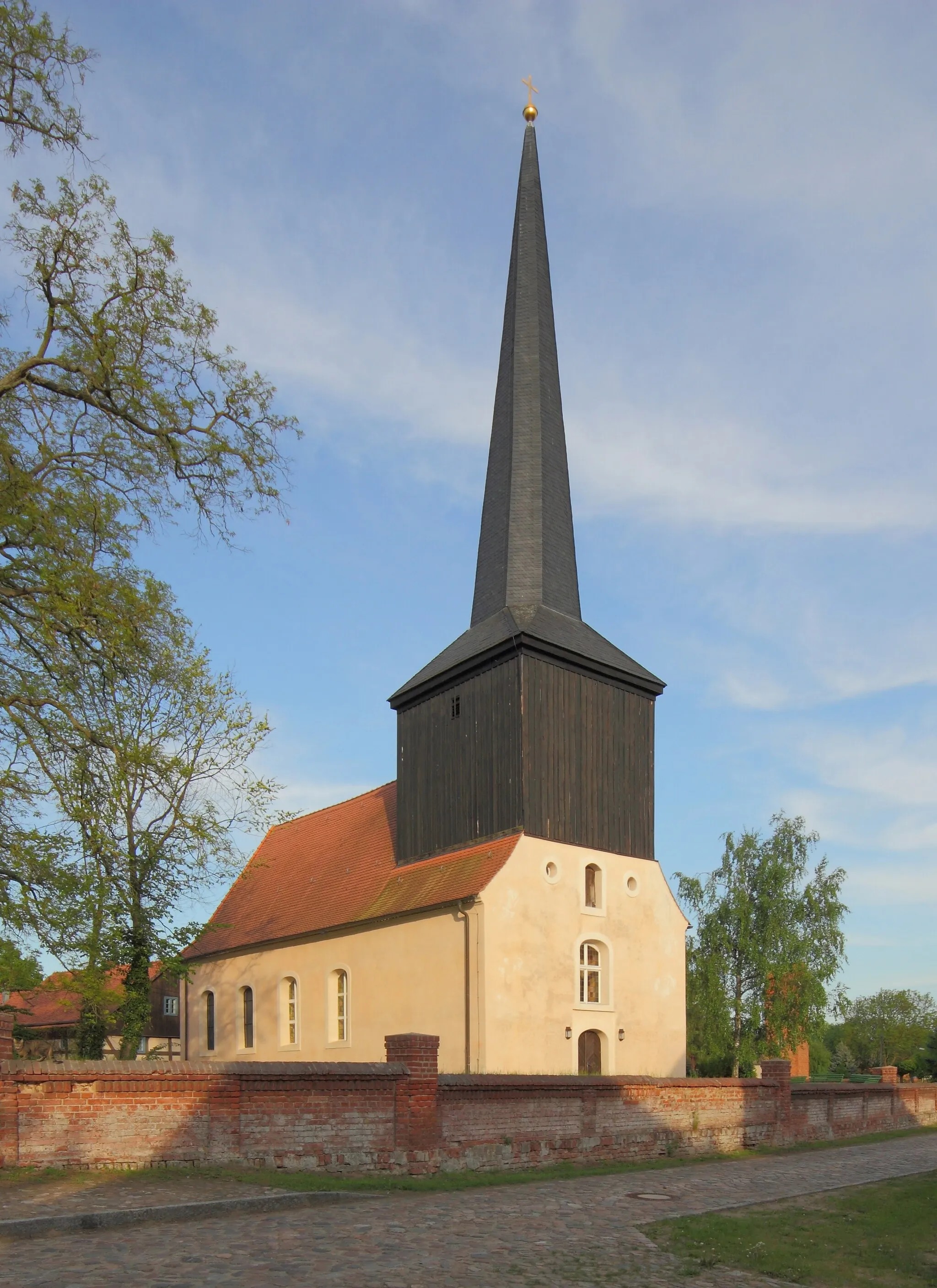 Photo showing: Village church in Garz (Temnitztal), Brandenburg, Germany