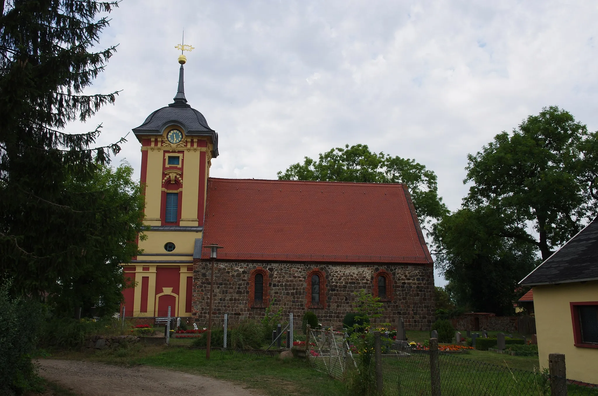 Photo showing: Wriezen in Brandenburg. Die Kirche in Frankenfelde steht unter Denkmalschutz.