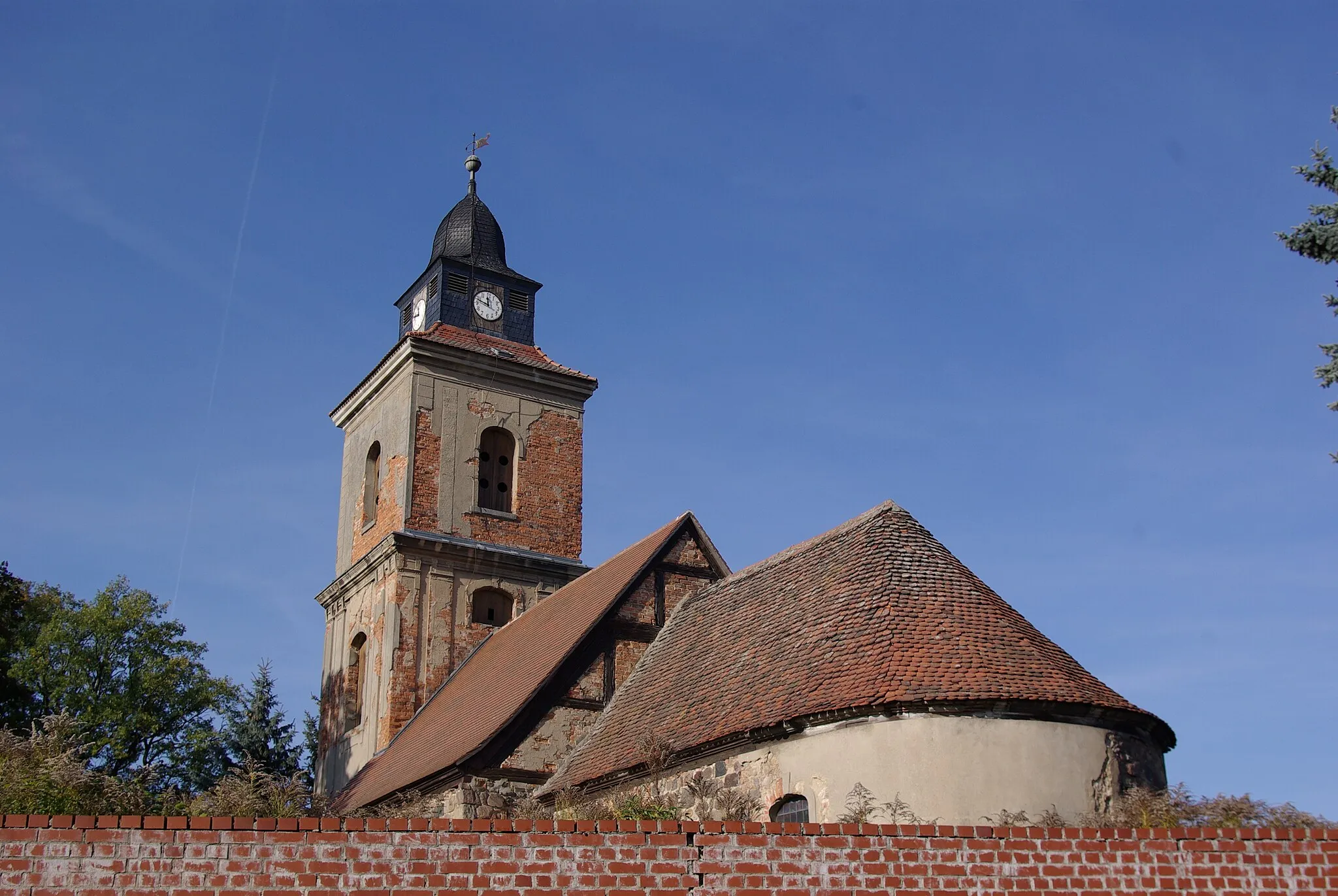 Photo showing: Rosenau in Brandenburg. Die Kirche in Zitz steht unter Denkmalschutz.