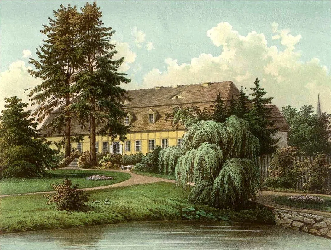 Photo showing: Gut Frehne, Lithographie von Alexander Duncker