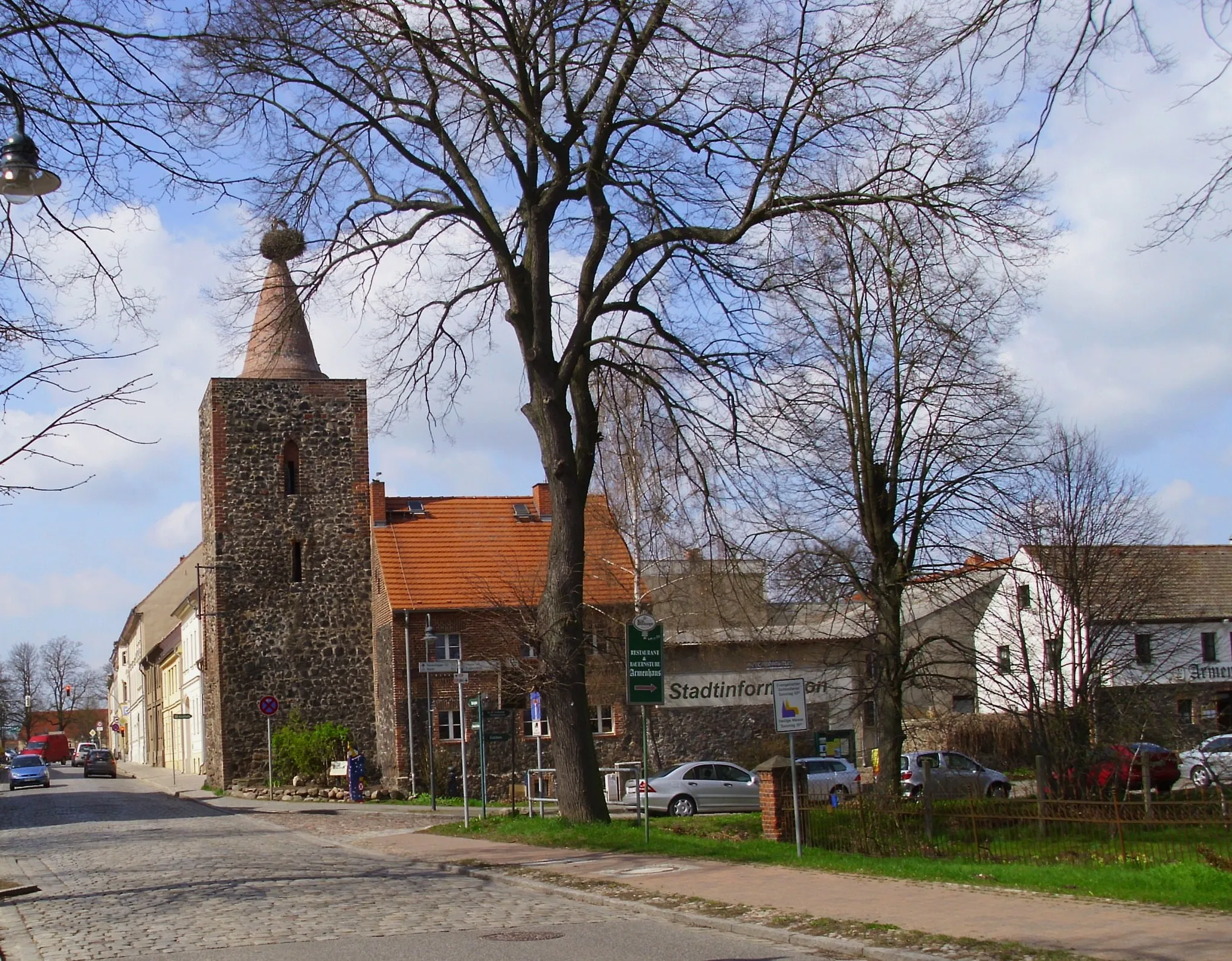Photo showing: Strausberger Torturm oder Storchenturm an der alten Stadtmauer