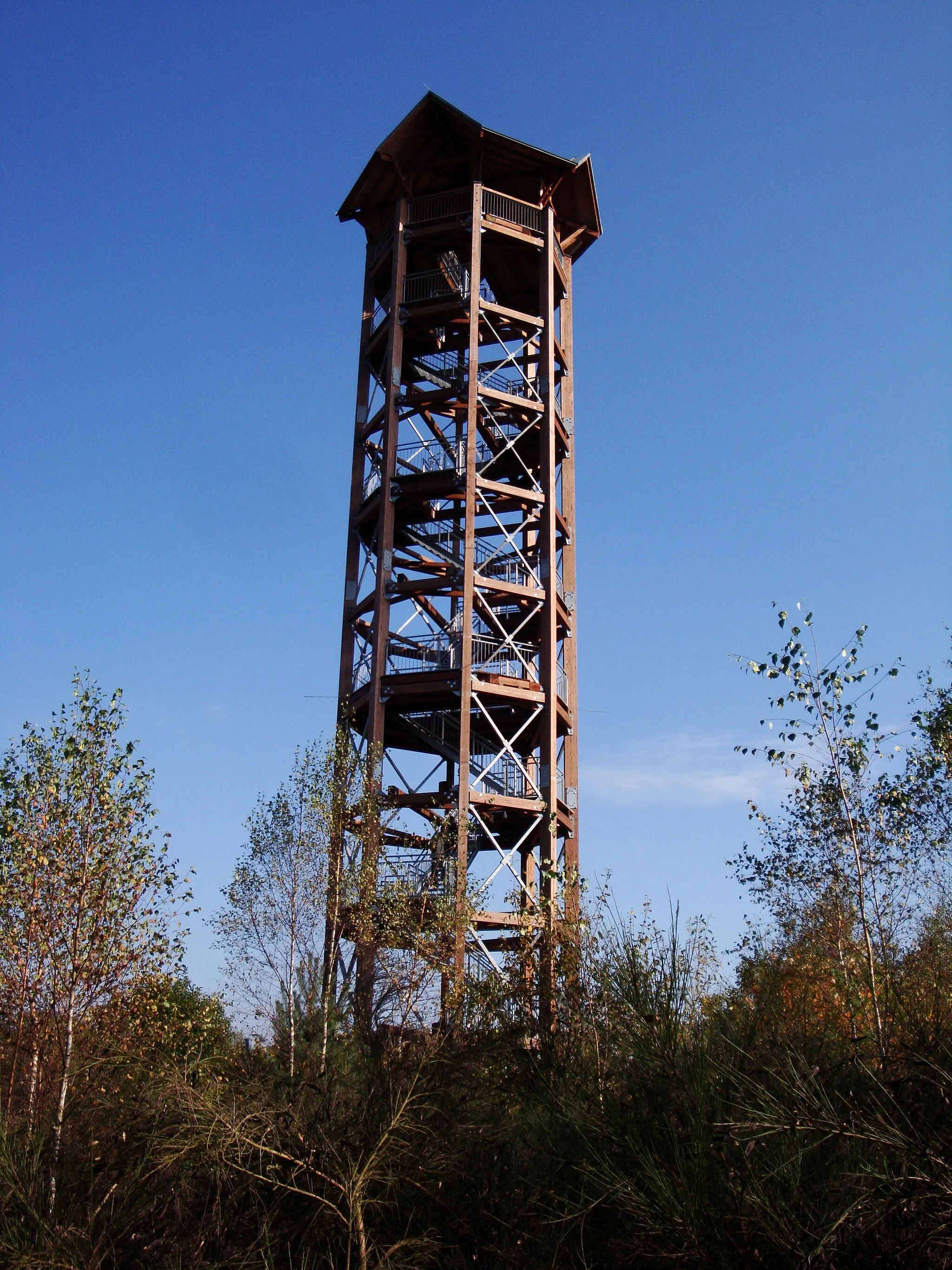 Photo showing: Aussichtsturm auf dem Haselberg bei Königsbrück