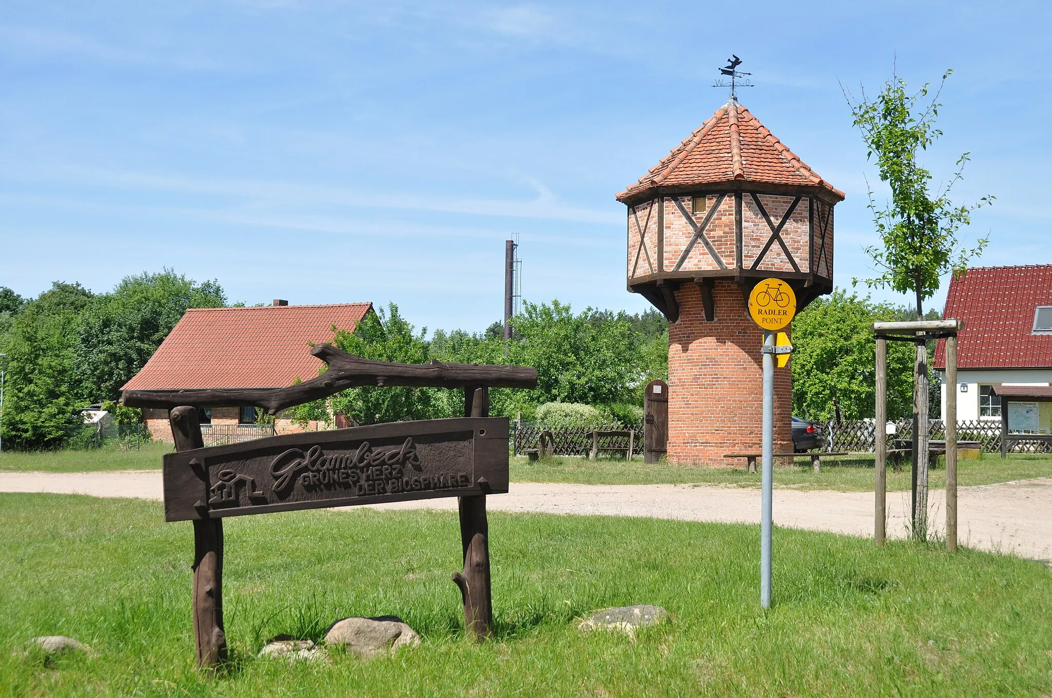 Photo showing: Entlang des Radfernweges Berlin-Usedom