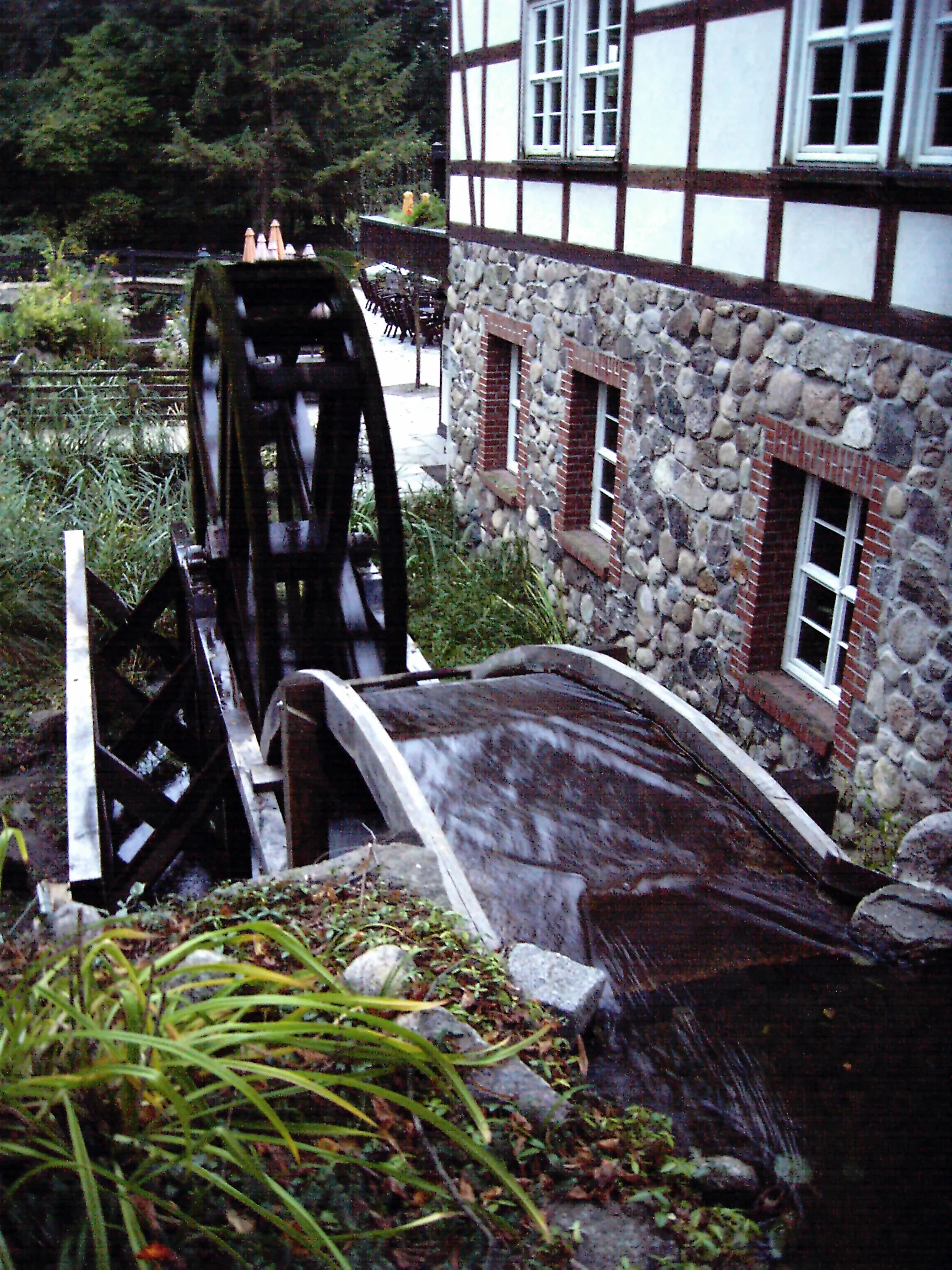 Photo showing: Wasserrad der Boltenmühle, Fontanewanderweg am Tornowsee, Ruppiner Schweiz in Brandenburg