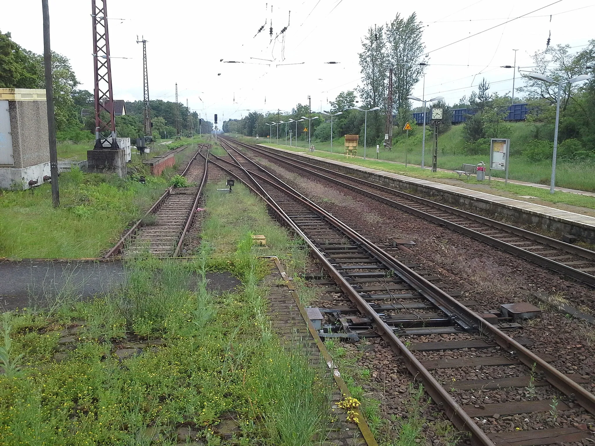Photo showing: Teil des Bahnhof Ziltendorf