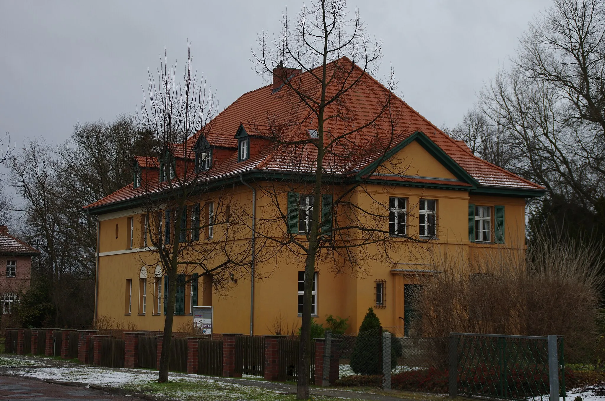 Photo showing: Brandenburg an der Havel Ortsteil Kirchmöser. Das im Namen genannte Gebäude steht unter Denkmalschutz.