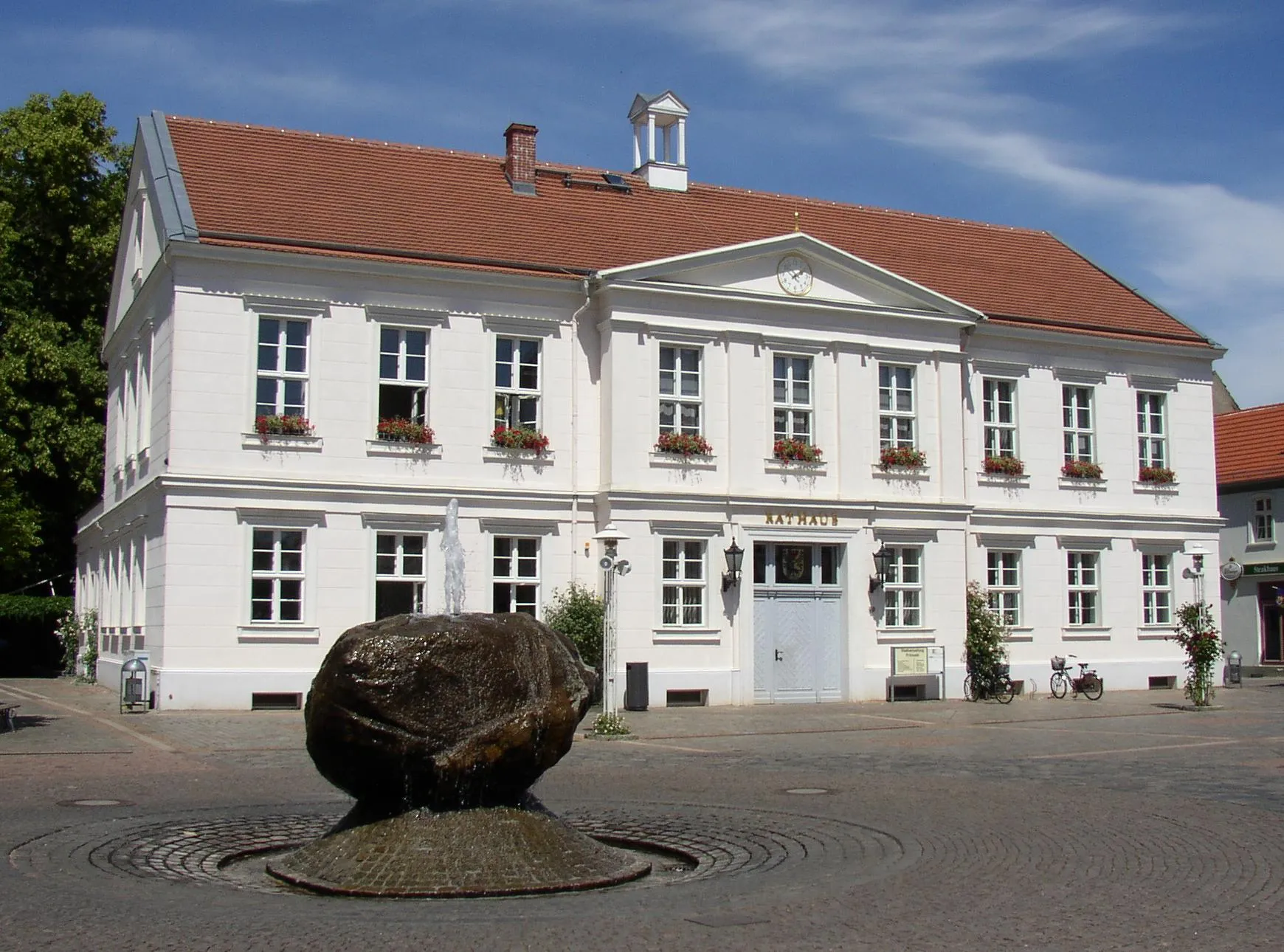 Photo showing: Town hall in Pritzwalk in Brandenburg, Germany