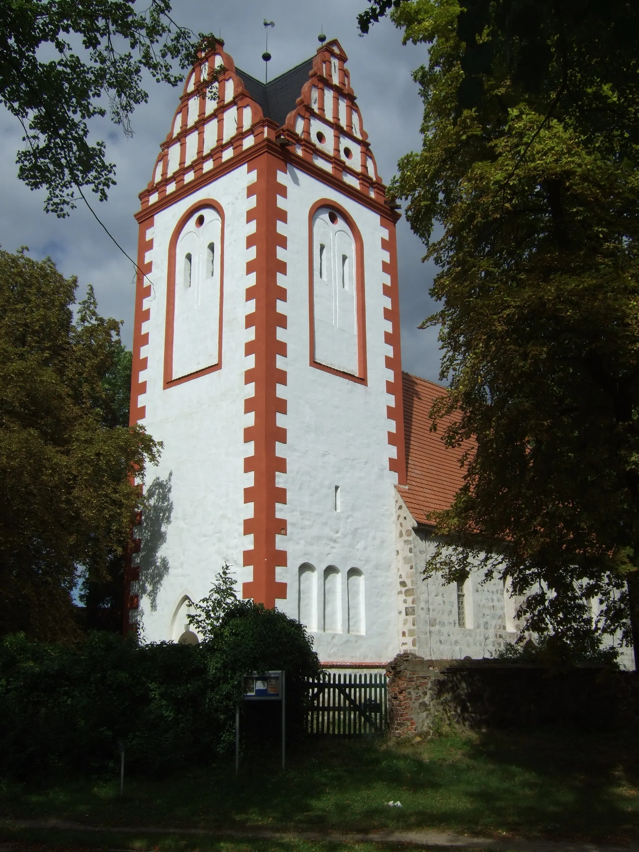 Photo showing: Church in Kliestow, borrough of Frankfurt (Oder), Germany.