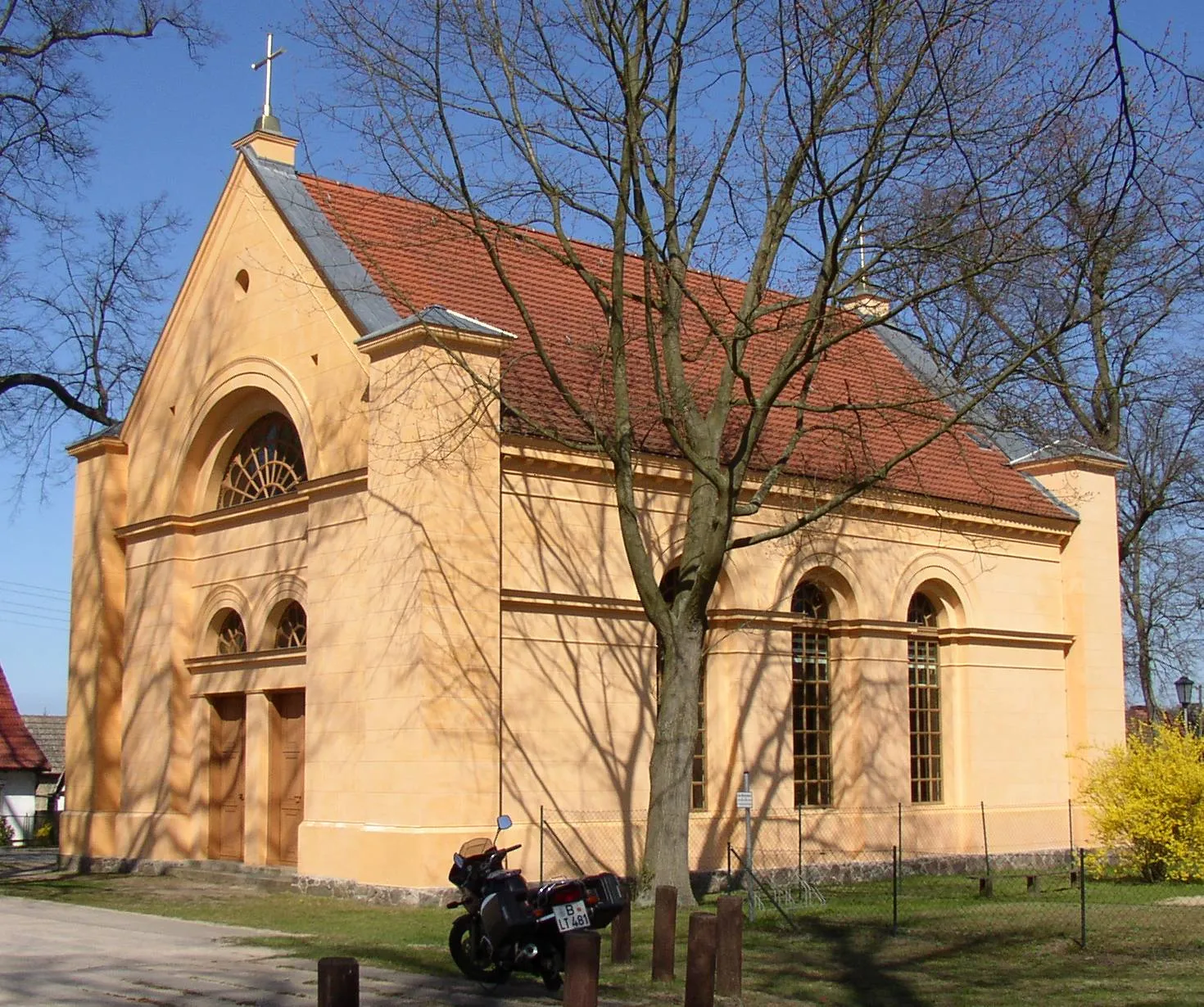 Photo showing: Church of Annenwalde (Templin-Densow) in Brandenburg, Germany
