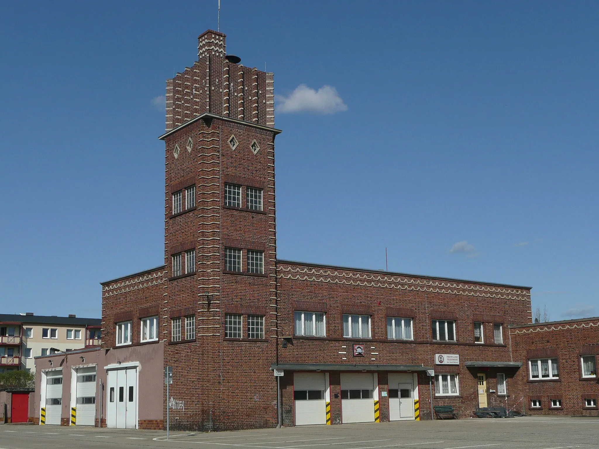 Photo showing: Das Feuerwehrdepot der Stadt Welzow